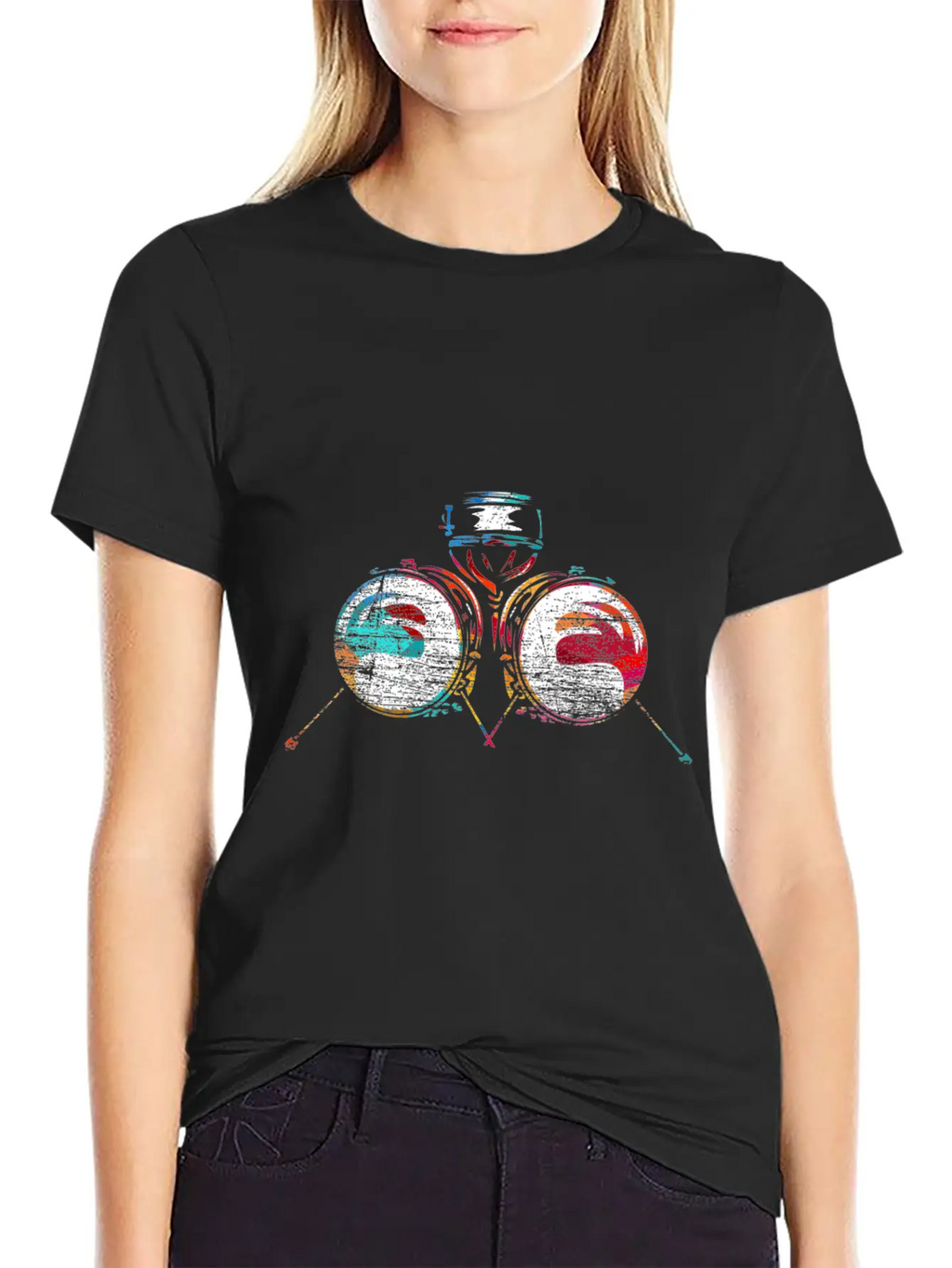 Drum N Bass Breathable Soft Cotton T-Shirt – Timeless Casual Look