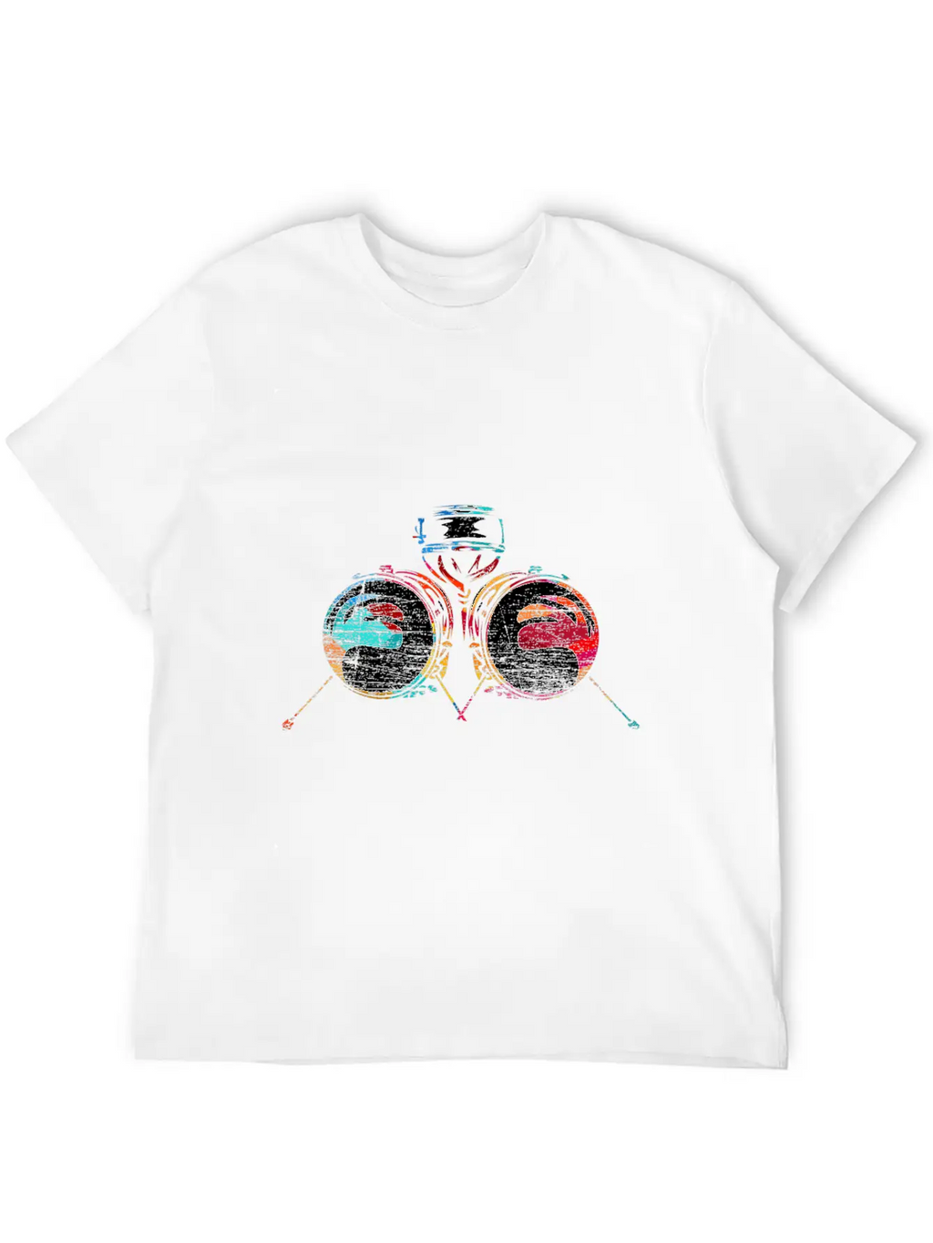 Drum N Bass Breathable Soft Cotton T-Shirt – Timeless Casual Look