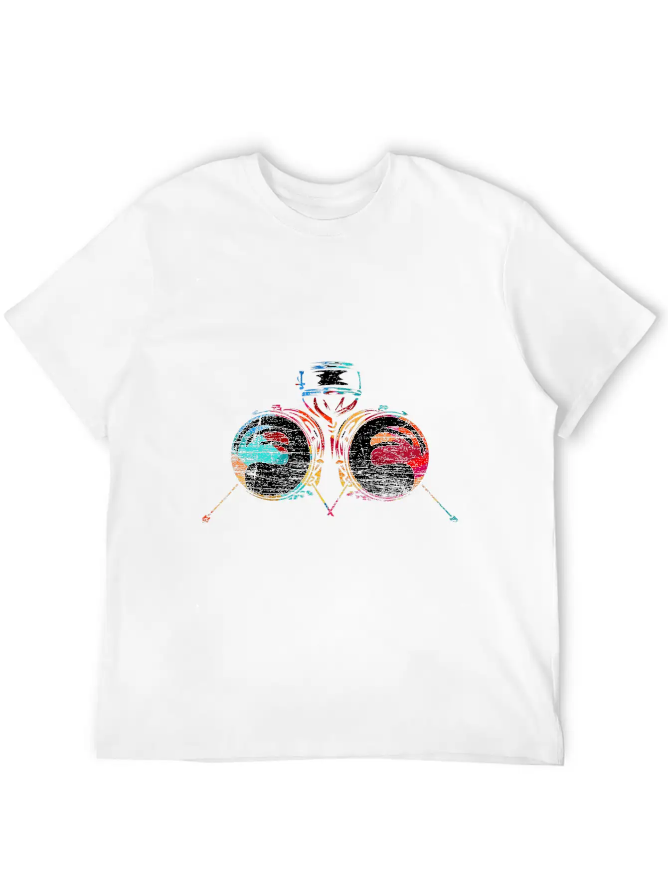 Drum N Bass Breathable Soft Cotton T-Shirt – Timeless Casual Look