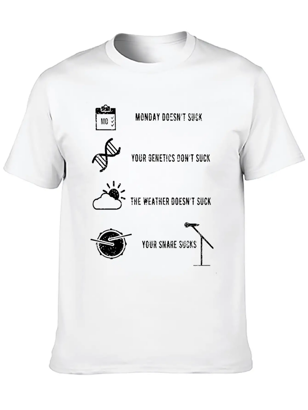 Drum Recording Sound Engineering Snare Drum Meme Essential Cotton Tee For Daily Outfits – Unisex Style