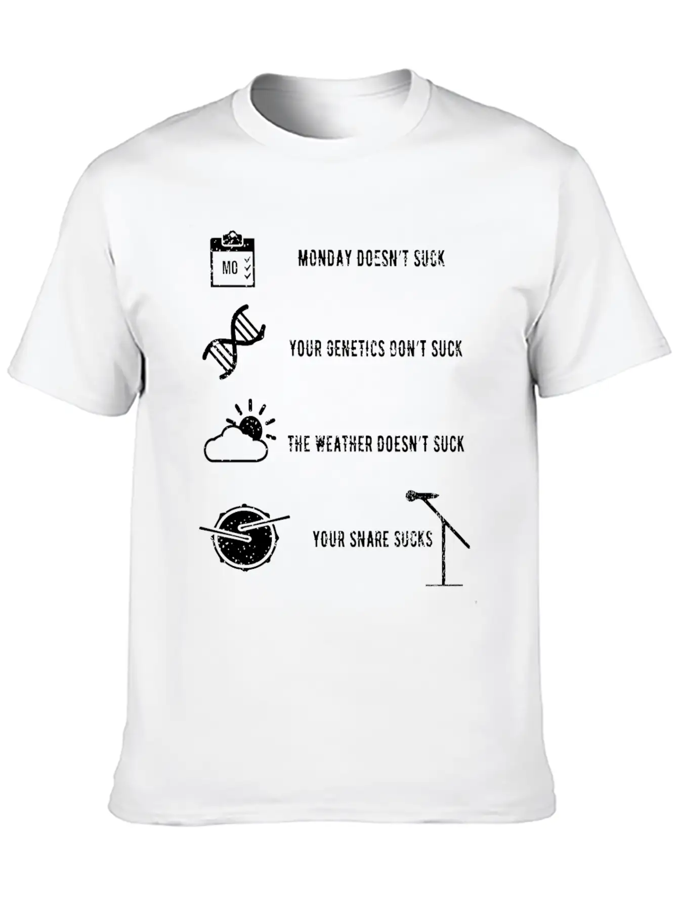 Drum Recording Sound Engineering Snare Drum Meme Essential Cotton Tee For Daily Outfits – Unisex Style