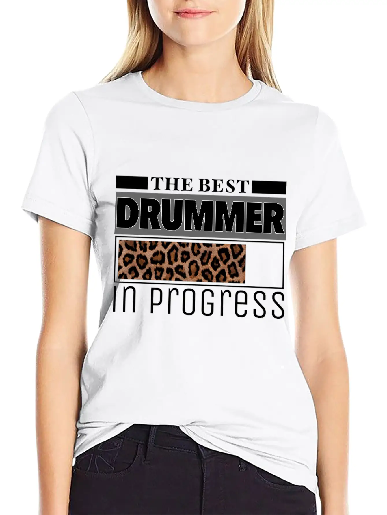 Drum Set Drummer Gift Cymbals Concert Breathable Soft Cotton T-Shirt – Timeless Casual Look