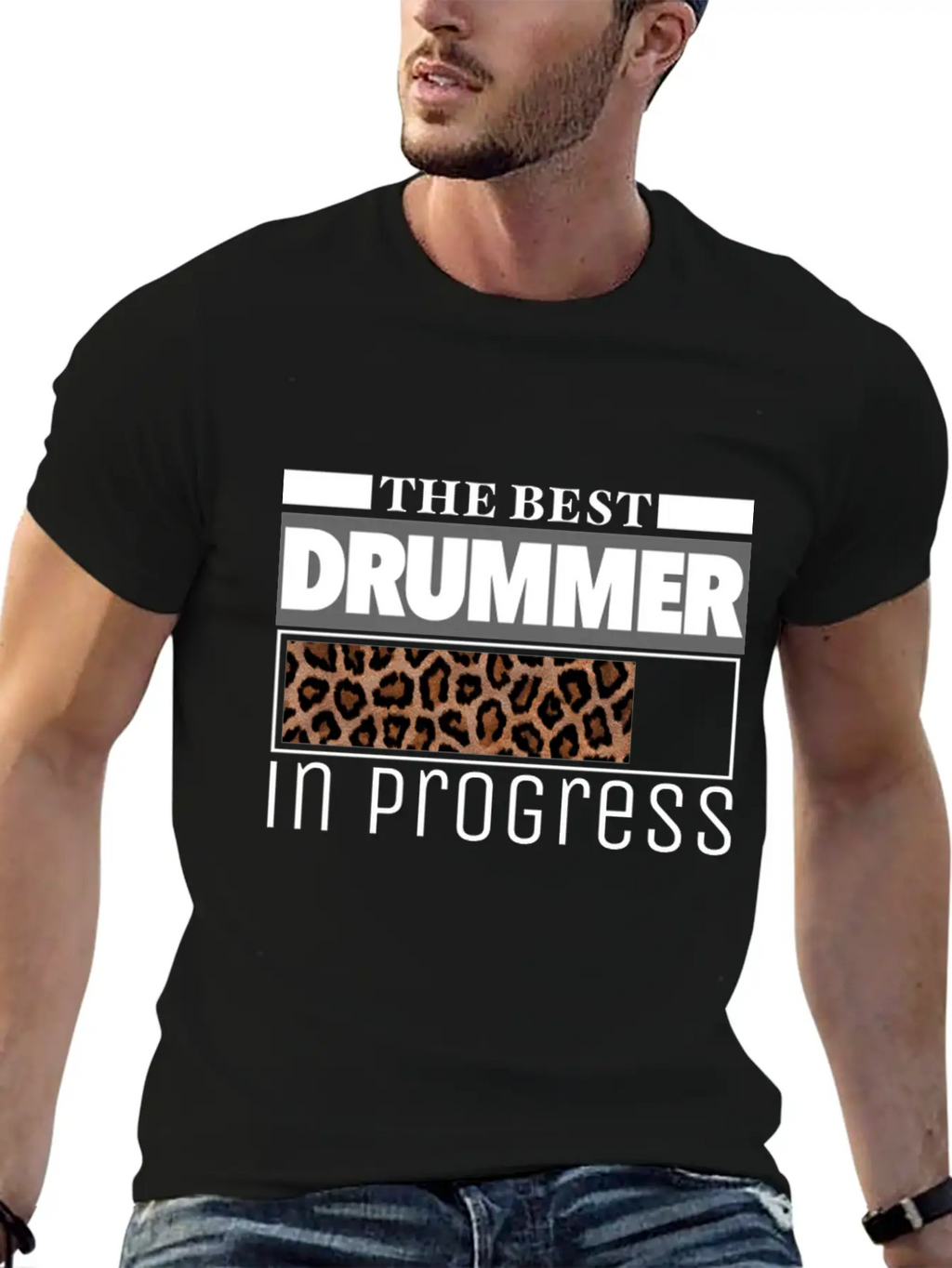 Drum Set Drummer Gift Cymbals Concert Breathable Soft Cotton T-Shirt – Timeless Casual Look