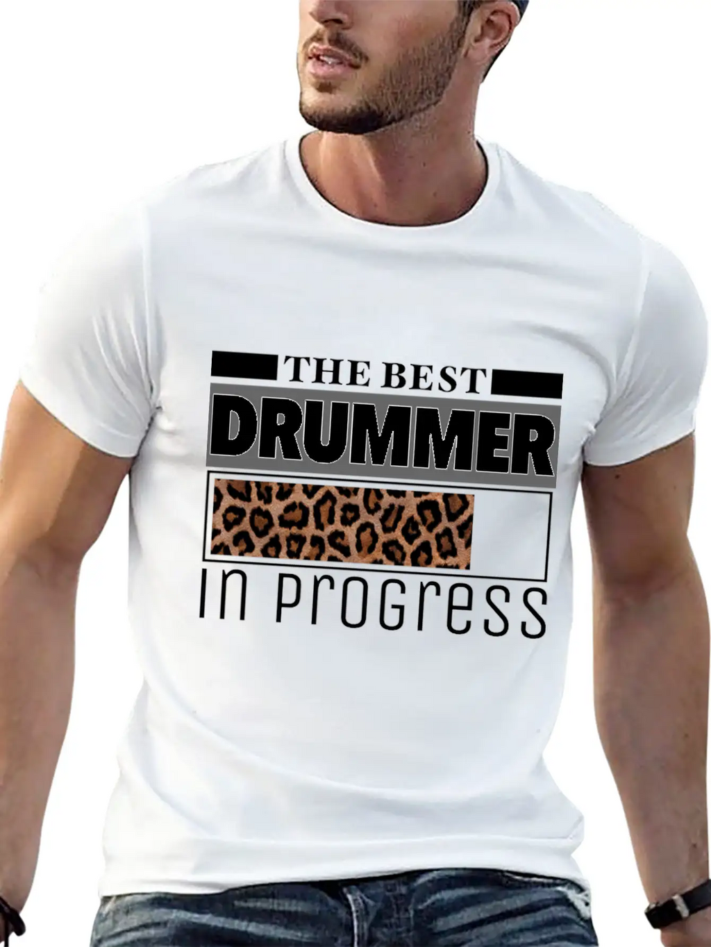 Drum Set Drummer Gift Cymbals Concert Breathable Soft Cotton T-Shirt – Timeless Casual Look