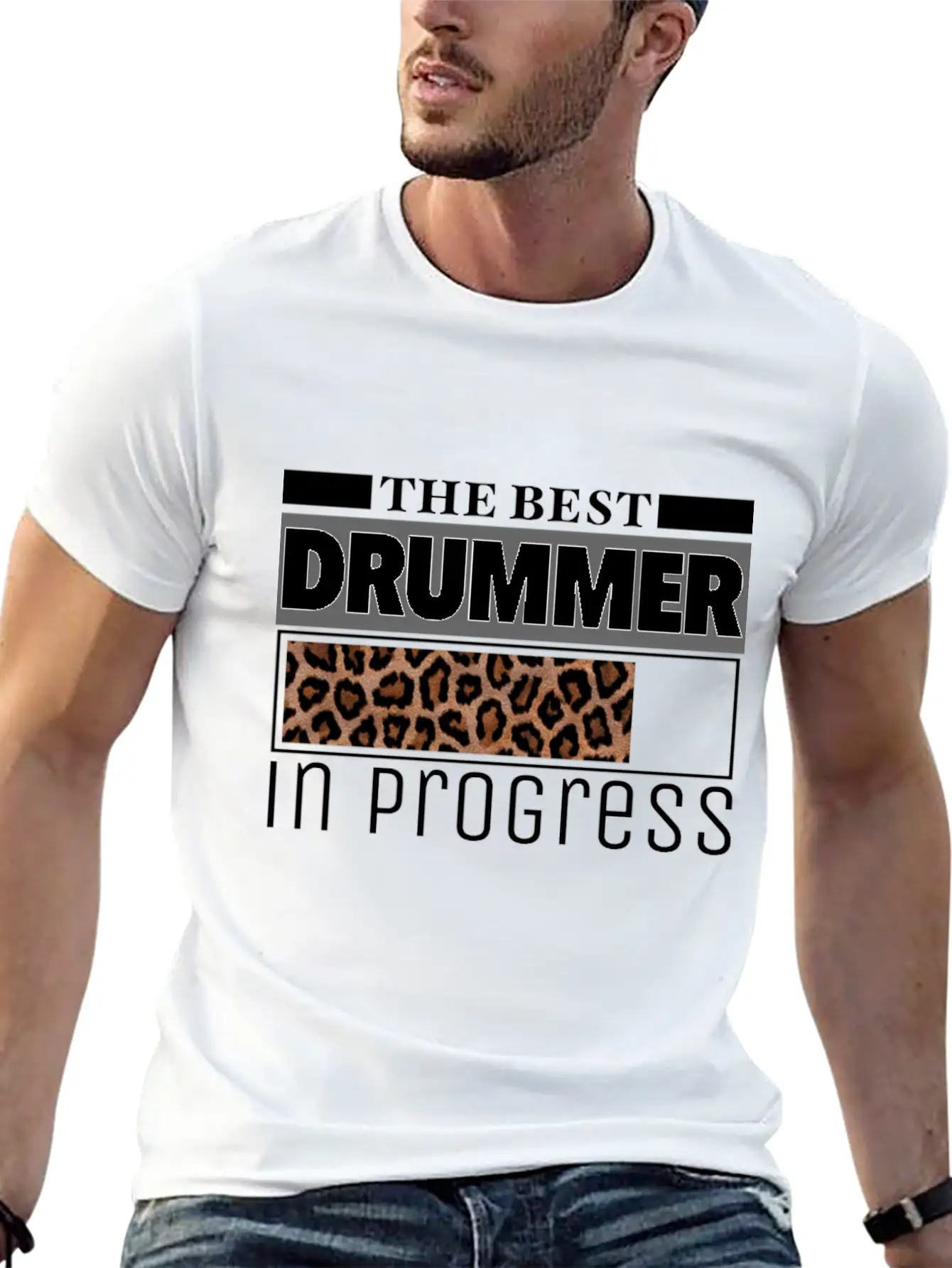 Drum Set Drummer Gift Cymbals Concert Breathable Soft Cotton T-Shirt – Timeless Casual Look