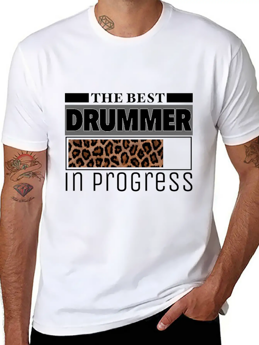 Drum Set Drummer Gift Cymbals Concert Breathable Soft Cotton T-Shirt – Timeless Casual Look