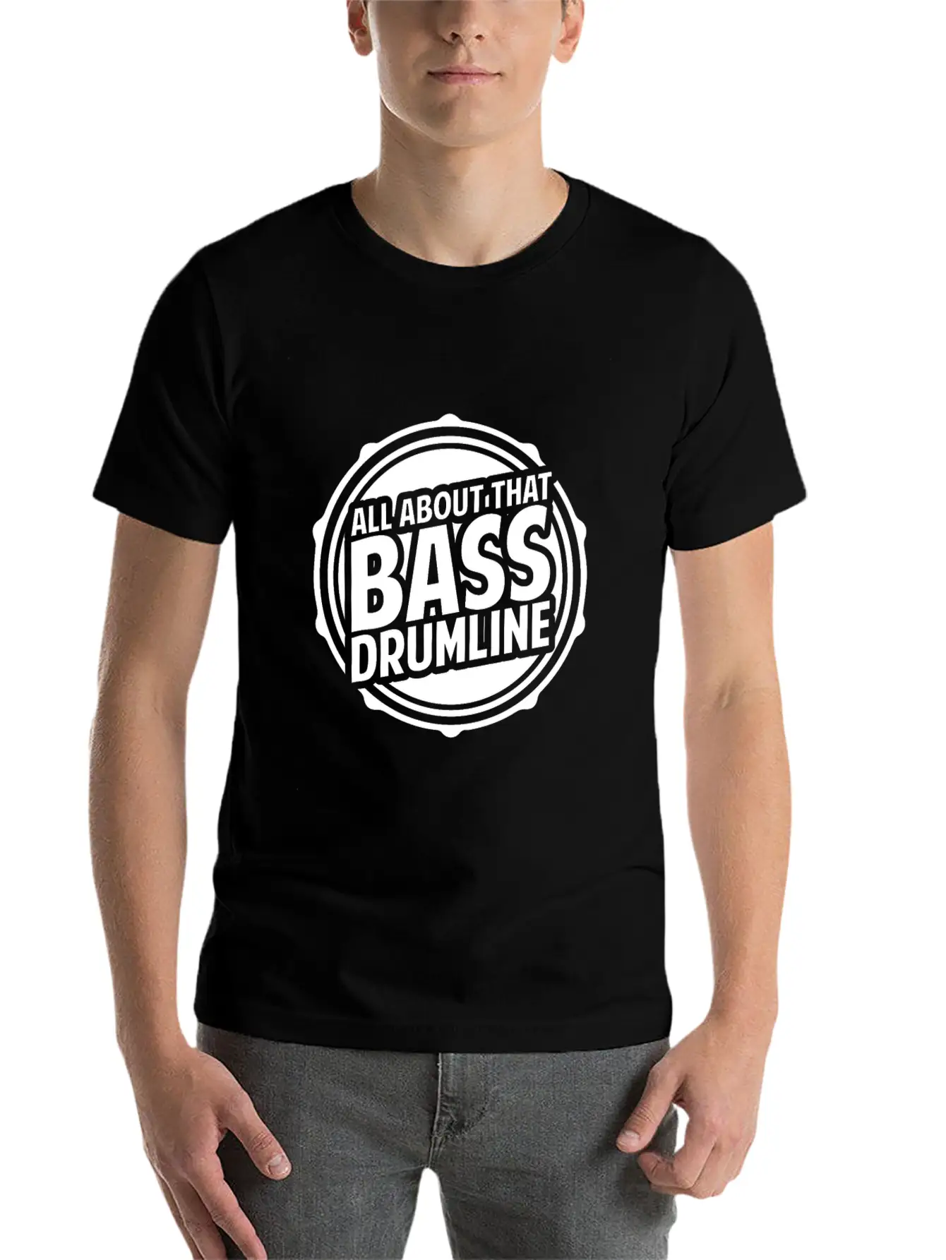 Drumline Drums Drumming Marching Band Drummer Gift Stylish Everyday T-Shirt – Unisex Basic Cotton Tee