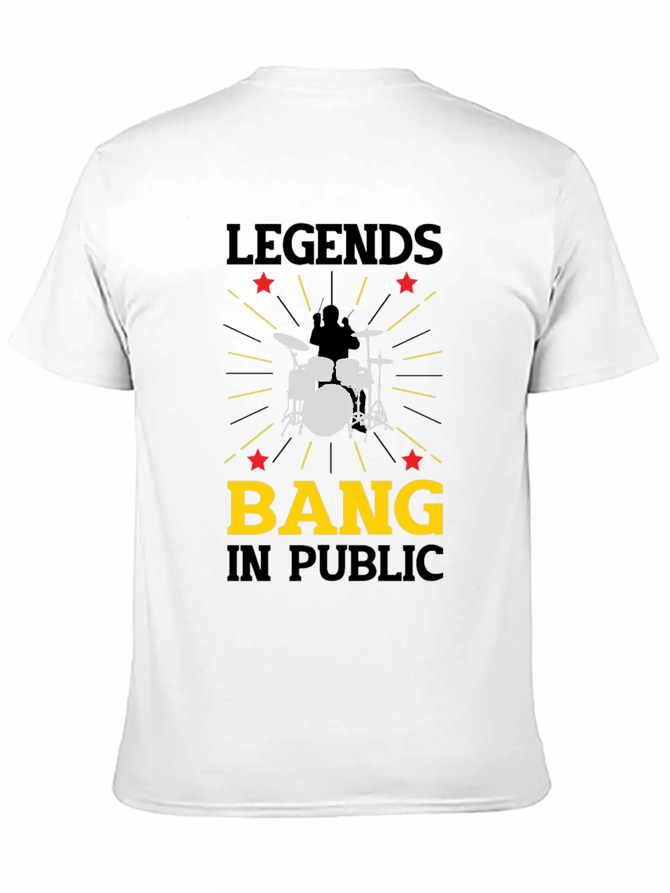 Drummer Drumming Drums Drumset Gift Drum Drumset Casual Graphic T-Shirt – Simple And Comfortable Daily Wear