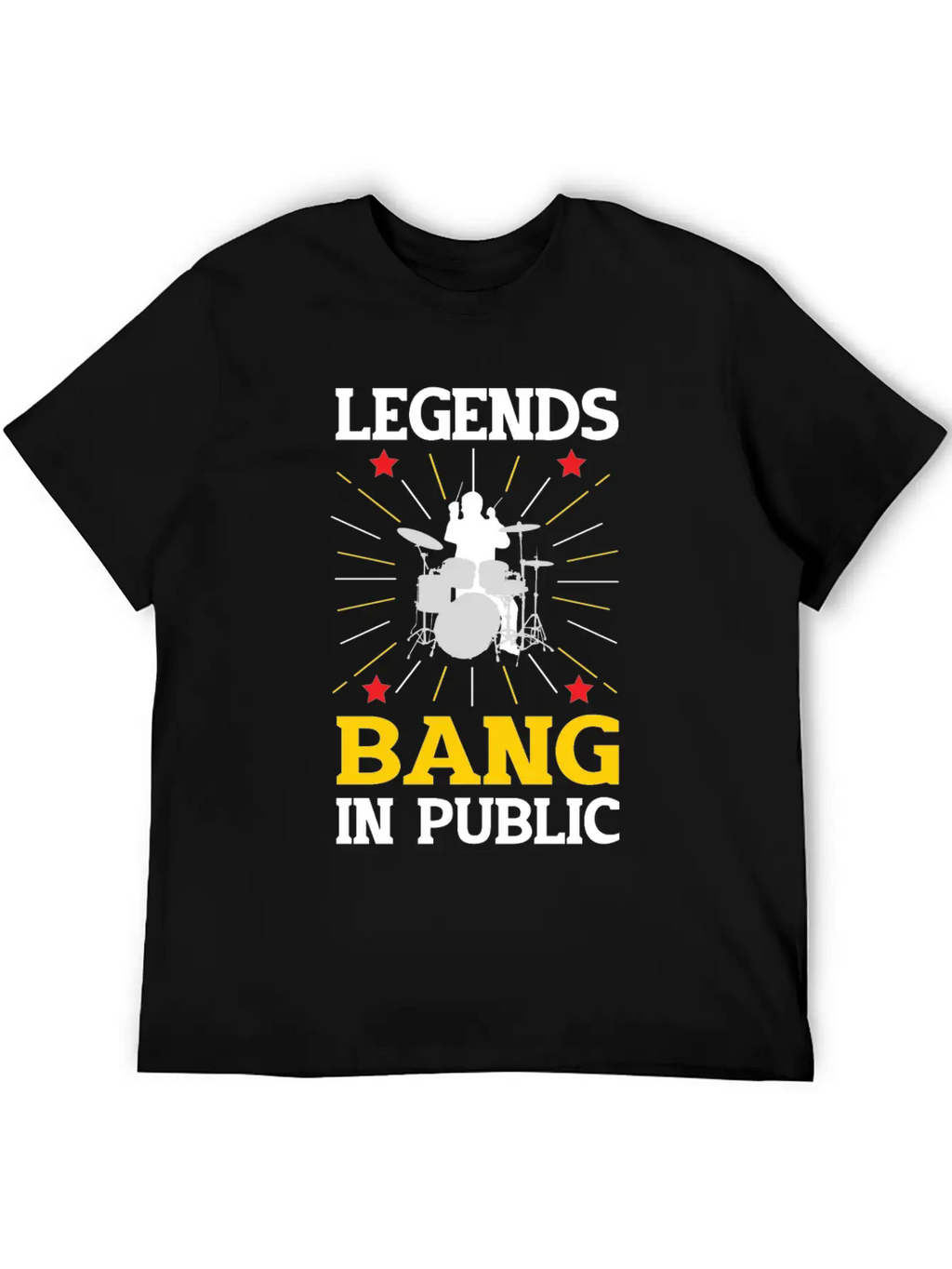 Drummer Drumming Drums Drumset Gift Drum Drumset Casual Graphic T-Shirt – Simple And Comfortable Daily Wear