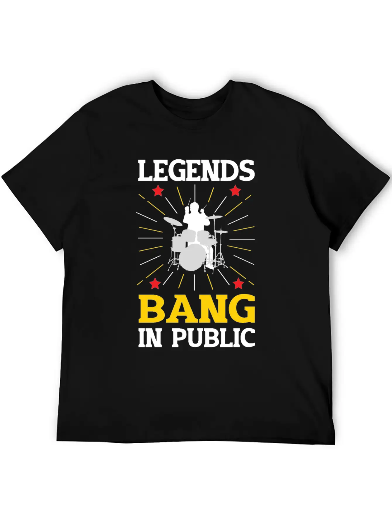 Drummer Drumming Drums Drumset Gift Drum Drumset Casual Graphic T-Shirt – Simple And Comfortable Daily Wear
