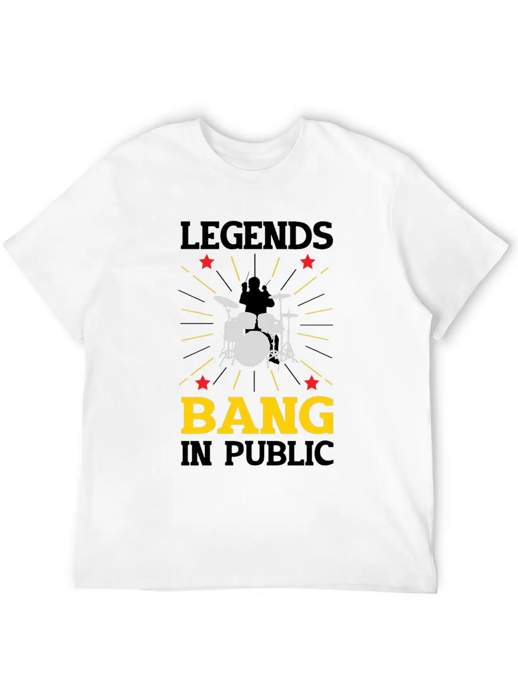 Drummer Drumming Drums Drumset Gift Drum Drumset Casual Graphic T-Shirt – Simple And Comfortable Daily Wear