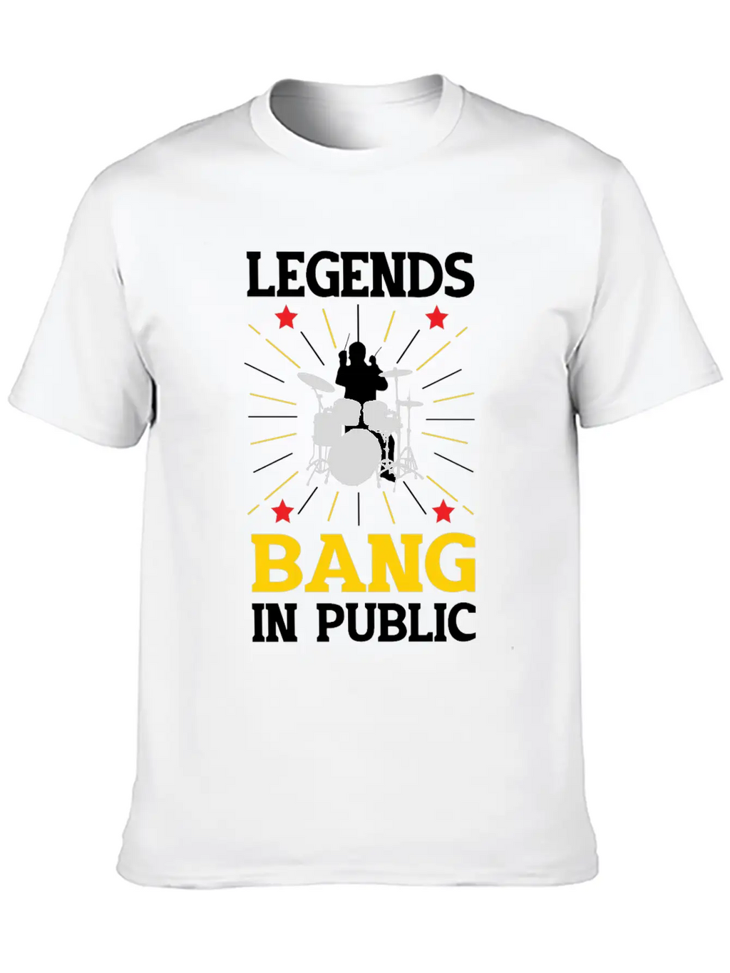 Drummer Drumming Drums Drumset Gift Drum Drumset Casual Graphic T-Shirt – Simple And Comfortable Daily Wear