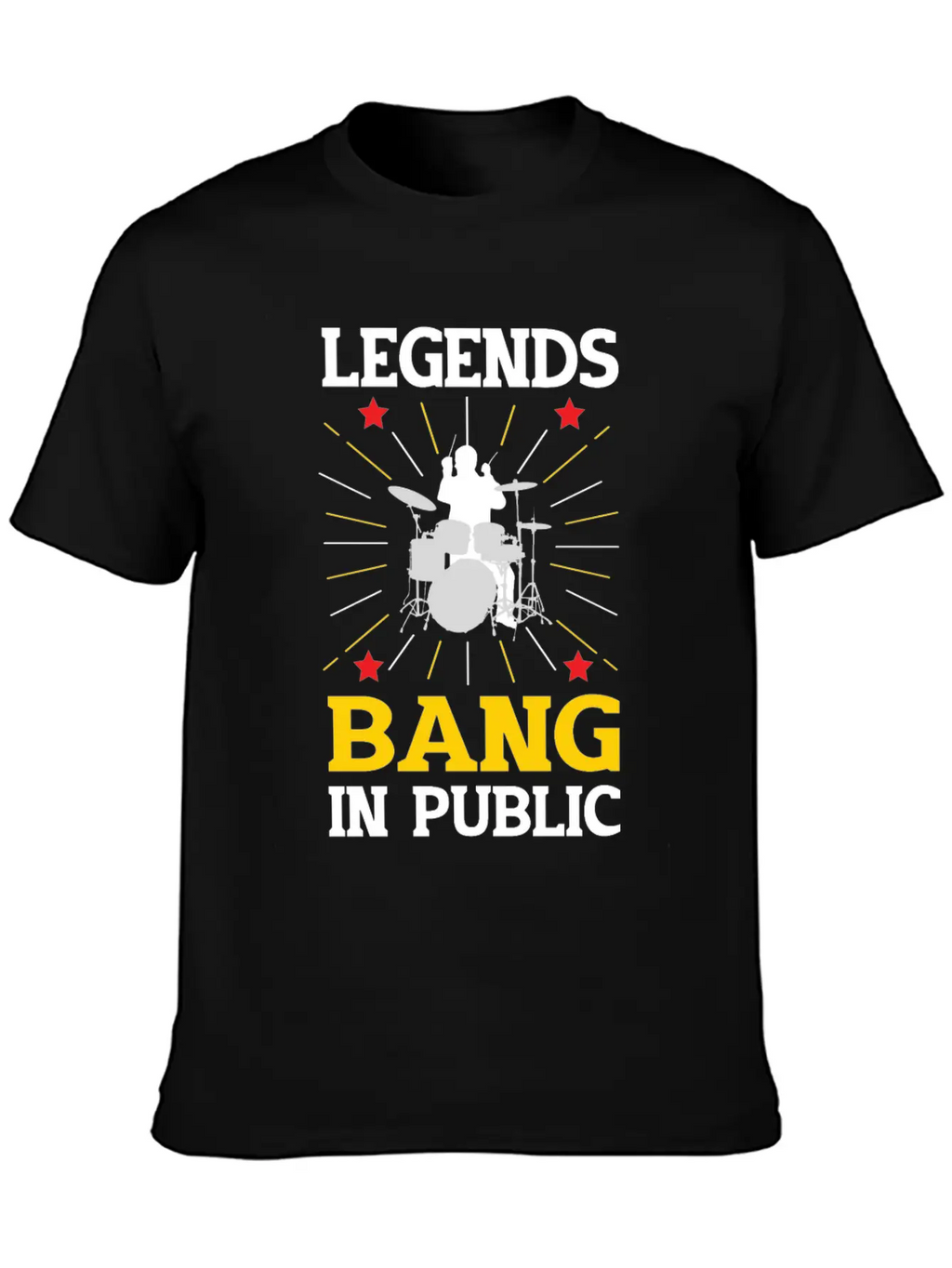 Drummer Drumming Drums Drumset Gift Drum Drumset Casual Graphic T-Shirt – Simple And Comfortable Daily Wear