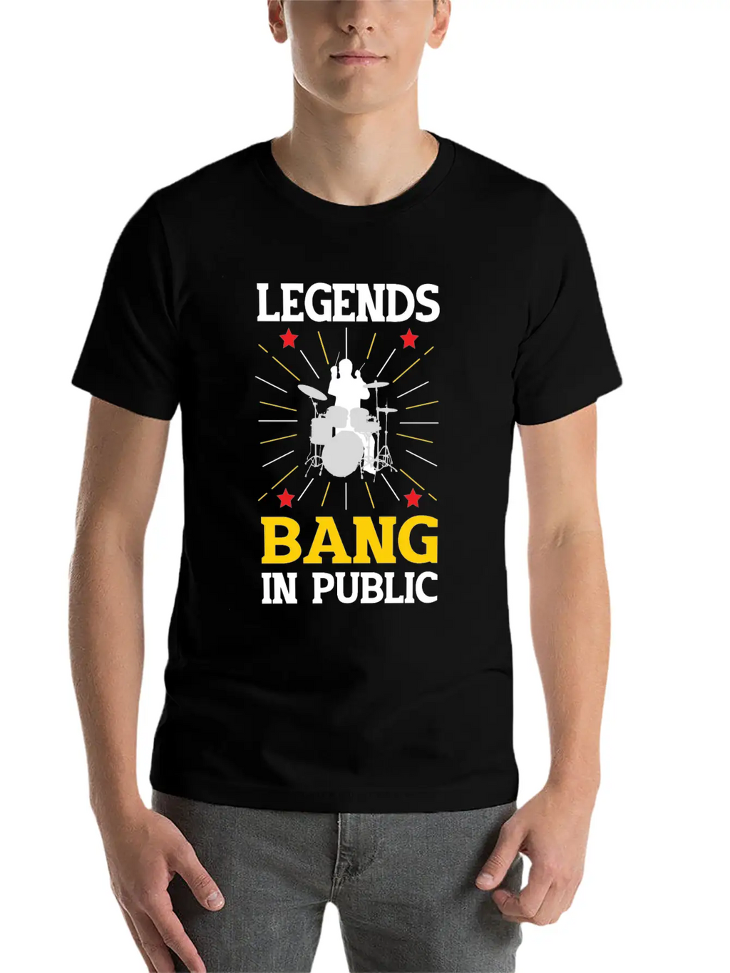 Drummer Drumming Drums Drumset Gift Drum Drumset Casual Graphic T-Shirt – Simple And Comfortable Daily Wear