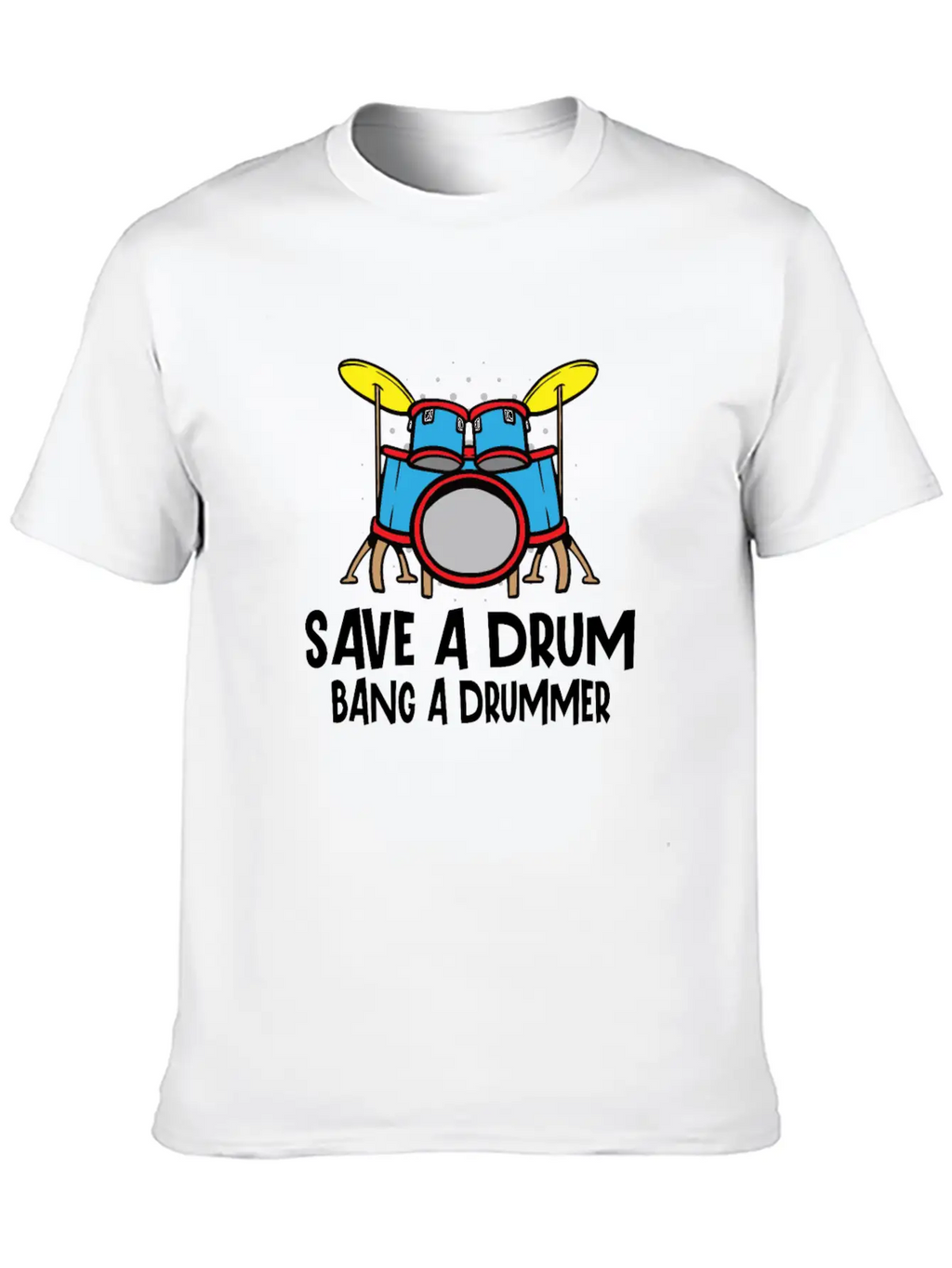 Drummer Drums Music Drum Set Drumming Essential Cotton Tee For Daily Outfits – Unisex Style
