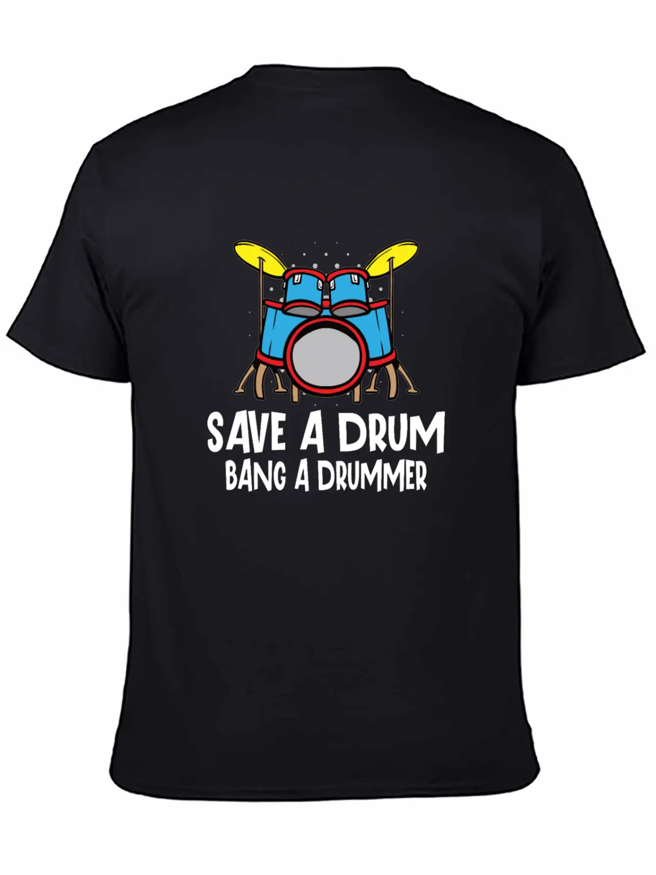 Drummer Drums Music Drum Set Drumming Essential Cotton Tee For Daily Outfits – Unisex Style