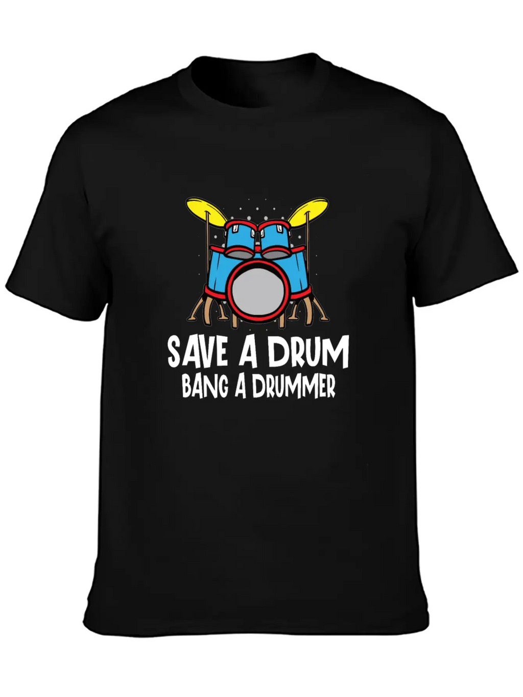 Drummer Drums Music Drum Set Drumming Essential Cotton Tee For Daily Outfits – Unisex Style