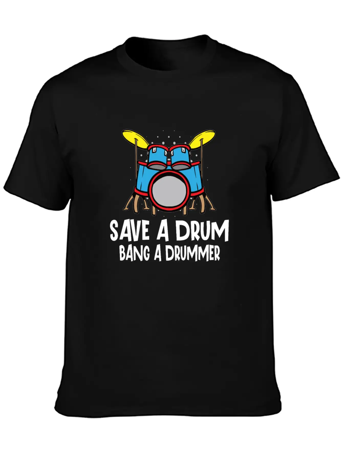 Drummer Drums Music Drum Set Drumming Essential Cotton Tee For Daily Outfits – Unisex Style