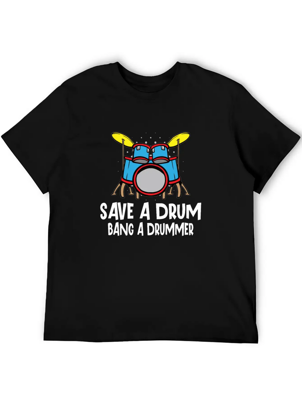 Drummer Drums Music Drum Set Drumming Essential Cotton Tee For Daily Outfits – Unisex Style