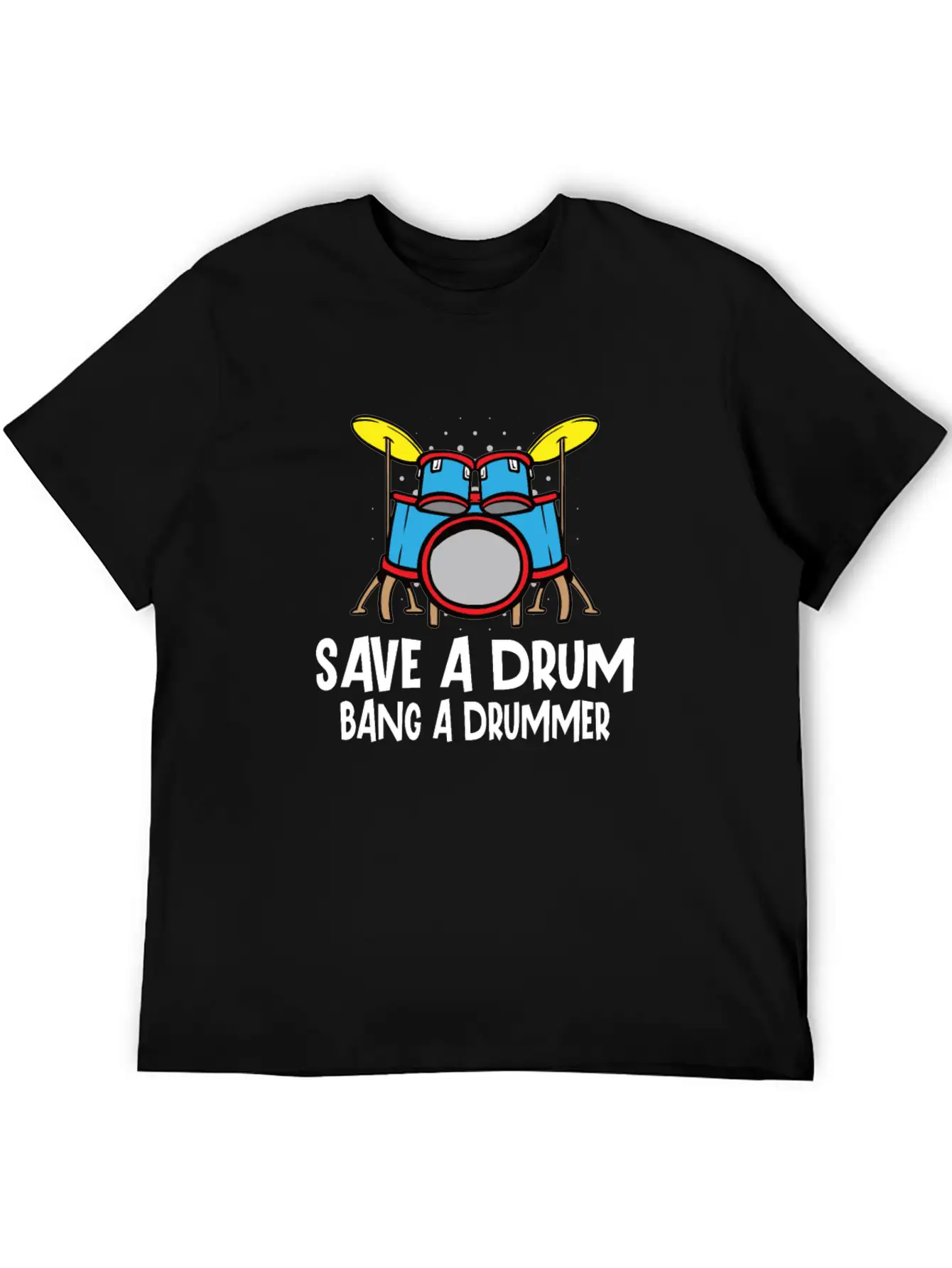 Drummer Drums Music Drum Set Drumming Essential Cotton Tee For Daily Outfits – Unisex Style