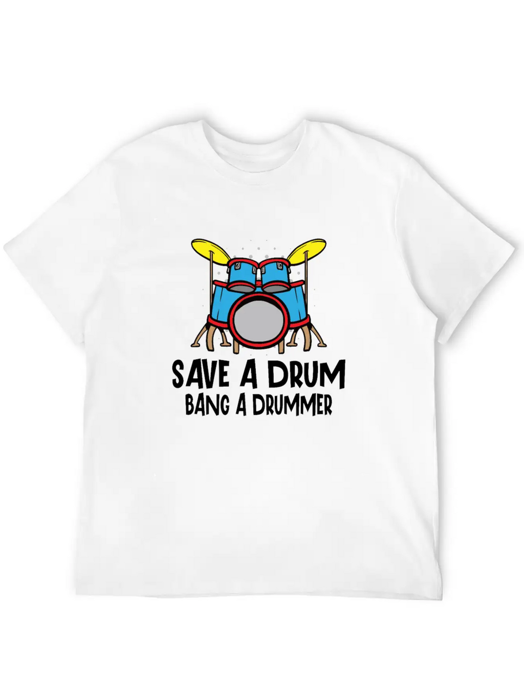 Drummer Drums Music Drum Set Drumming Essential Cotton Tee For Daily Outfits – Unisex Style
