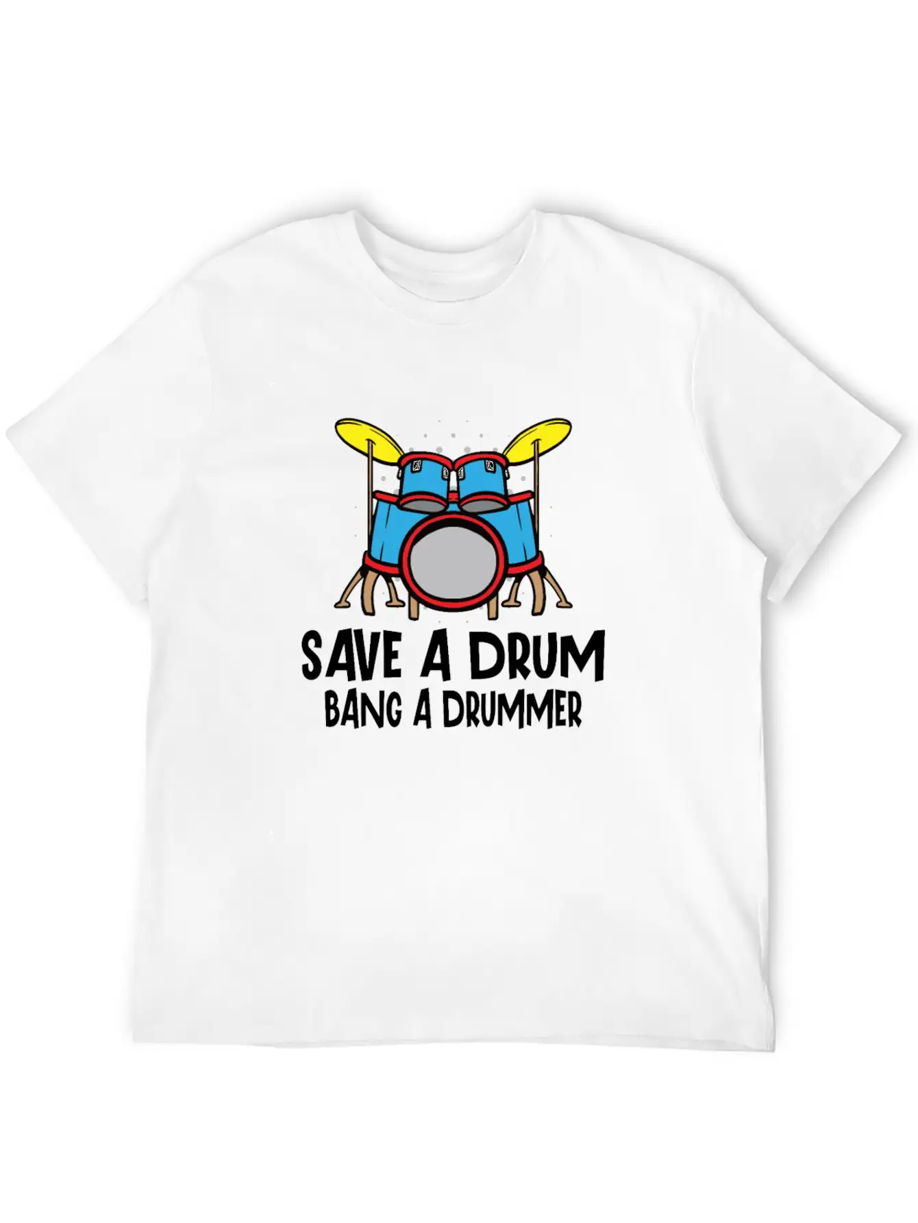 Drummer Drums Music Drum Set Drumming Essential Cotton Tee For Daily Outfits – Unisex Style