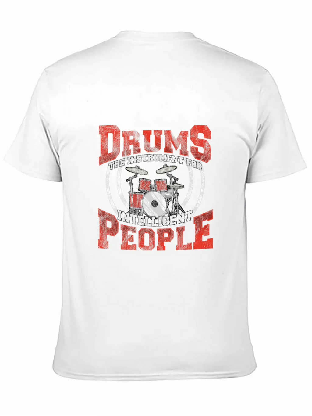 Drums Drummer Intelligent Drumsticks Drum Unisex Casual T-Shirt – Clean Design For Daily Comfort