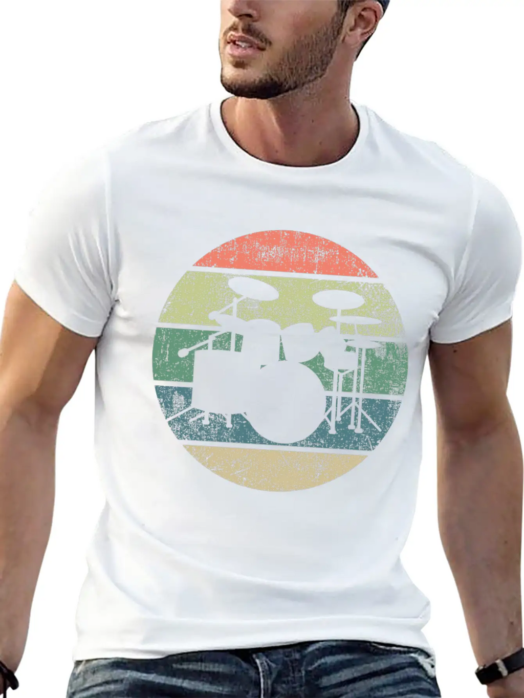 Drums Drummer Unisex Casual T-Shirt – Clean Design For Daily Comfort