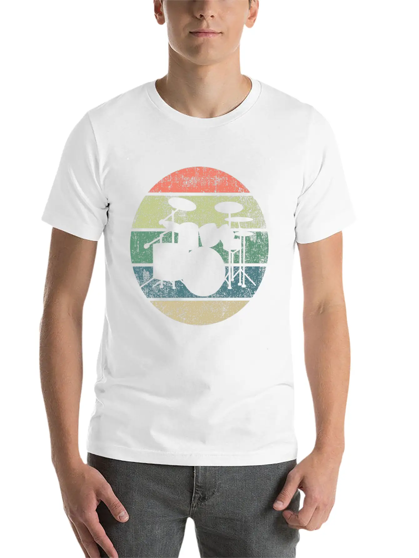 Drums Drummer Unisex Casual T-Shirt – Clean Design For Daily Comfort