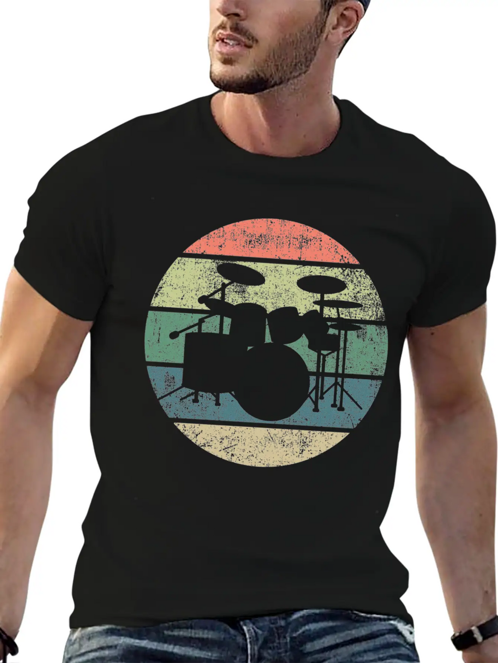 Drums Drummer Unisex Casual T-Shirt – Clean Design For Daily Comfort