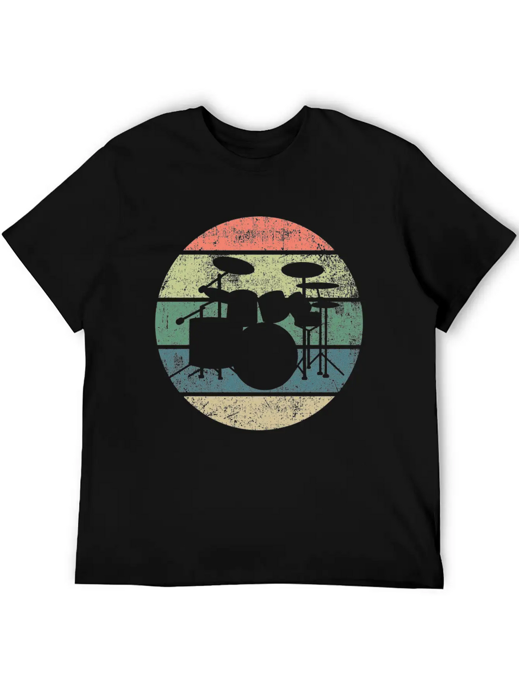 Drums Drummer Unisex Casual T-Shirt – Clean Design For Daily Comfort