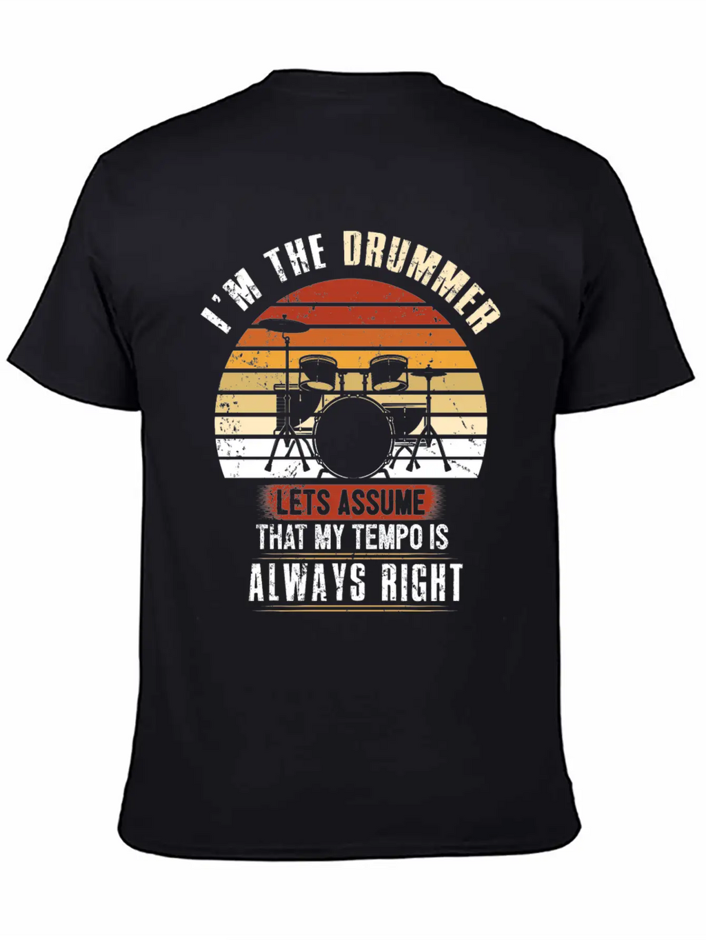 Drums Gift Essential Cotton Tee For Daily Outfits – Unisex Style