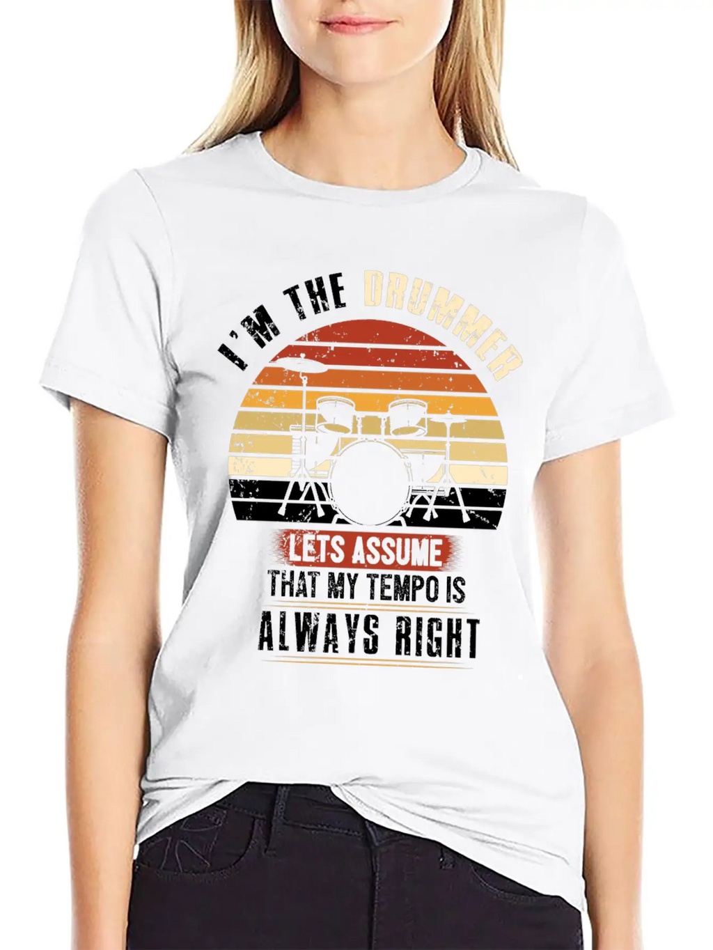 Drums Gift Essential Cotton Tee For Daily Outfits – Unisex Style
