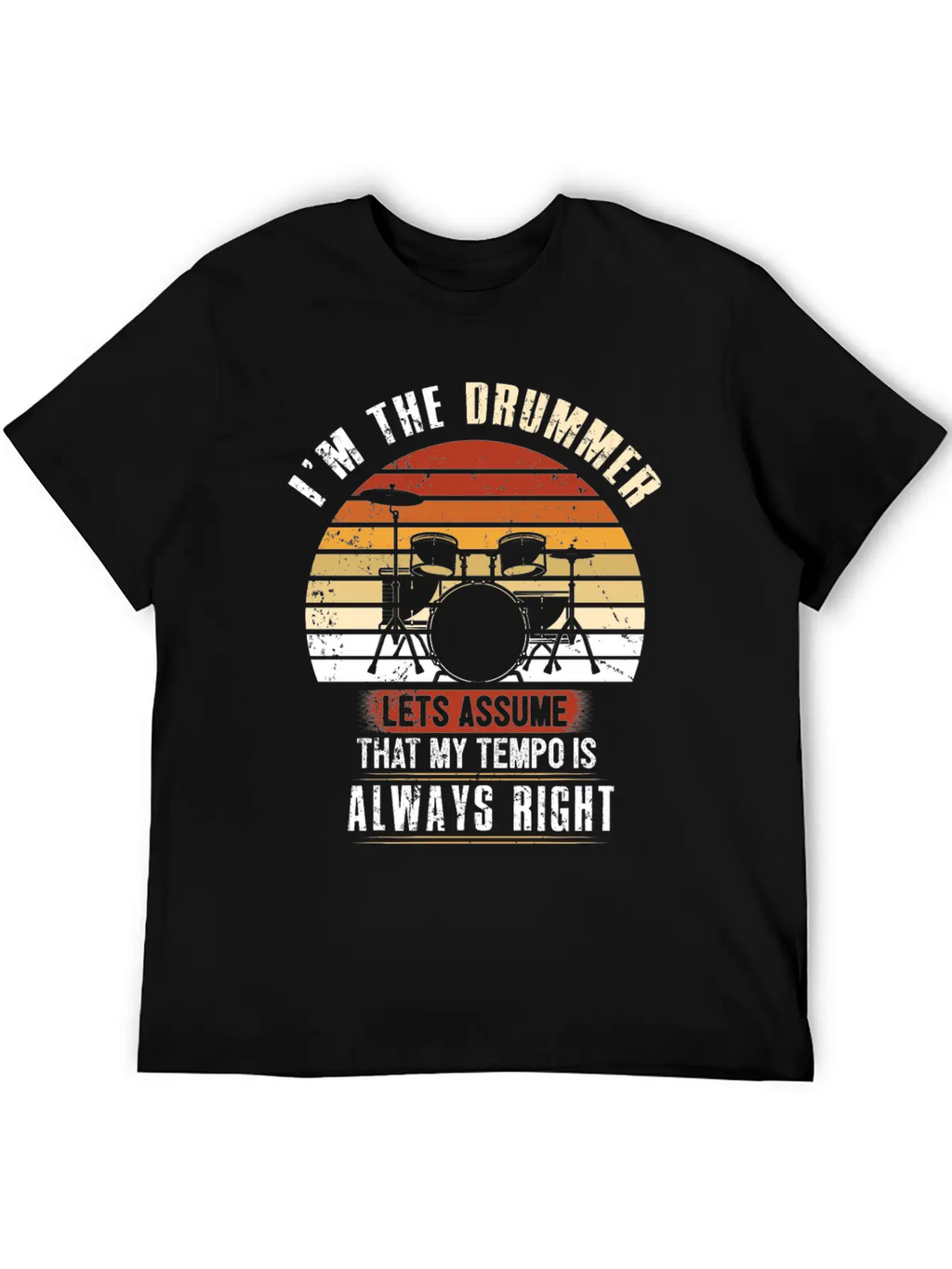 Drums Gift Essential Cotton Tee For Daily Outfits – Unisex Style