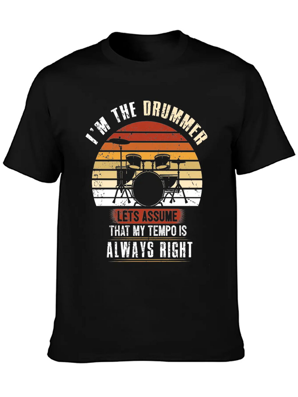 Drums Gift Essential Cotton Tee For Daily Outfits – Unisex Style