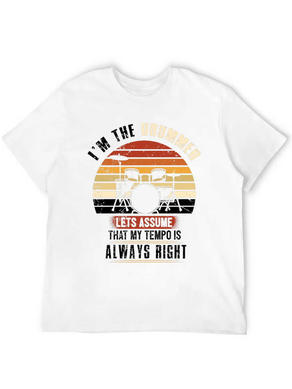 Drums Gift Essential Cotton Tee For Daily Outfits – Unisex Style