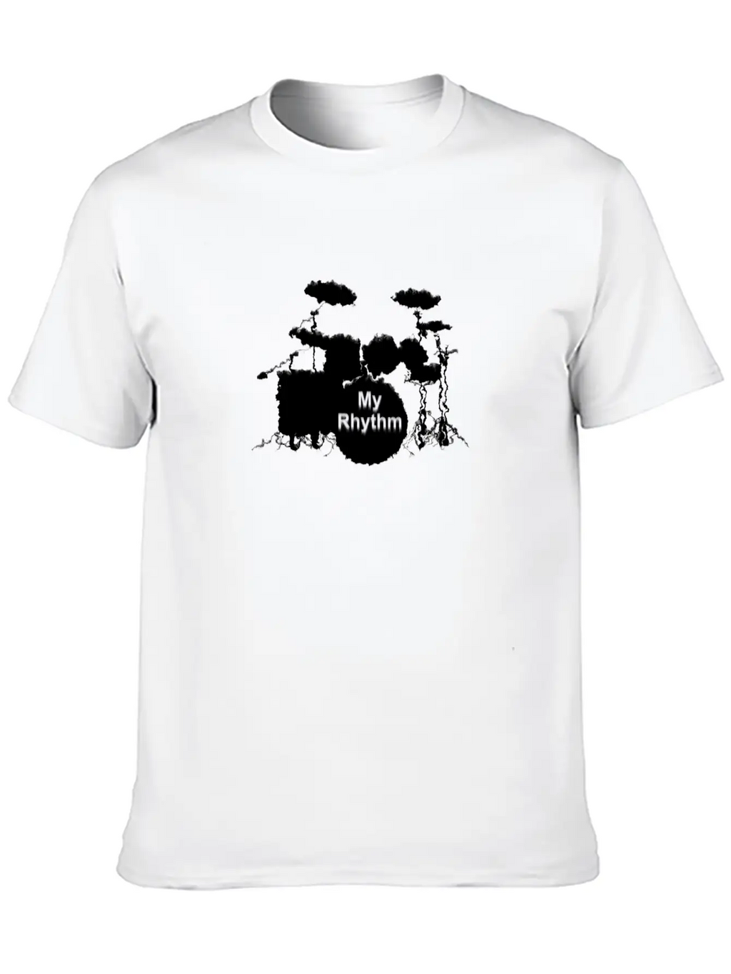 Drums My Rhythm Unisex Casual T-Shirt – Clean Design For Daily Comfort
