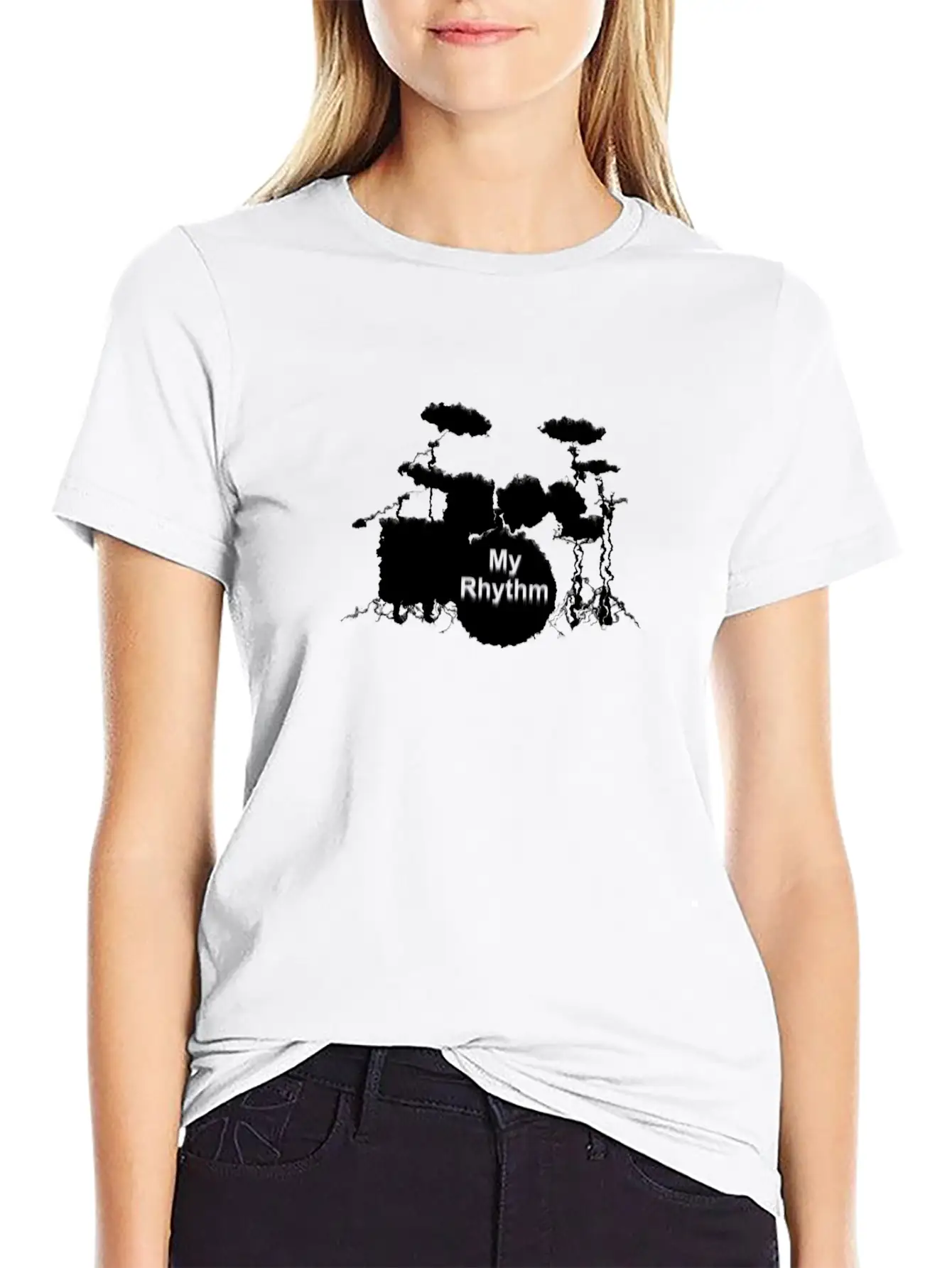 Drums My Rhythm Unisex Casual T-Shirt – Clean Design For Daily Comfort