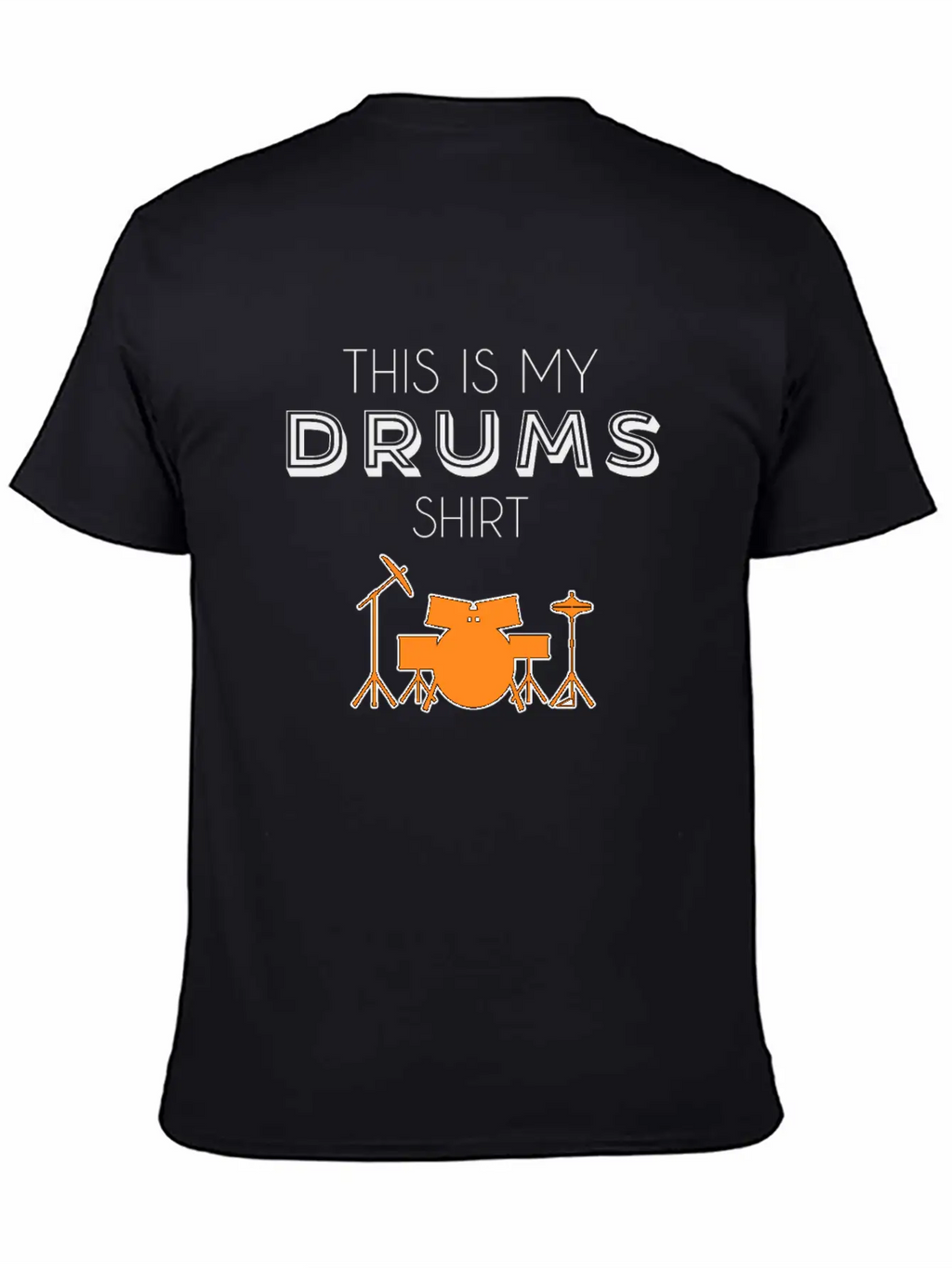 Drums Shirt Breathable Soft Cotton T-Shirt – Timeless Casual Look