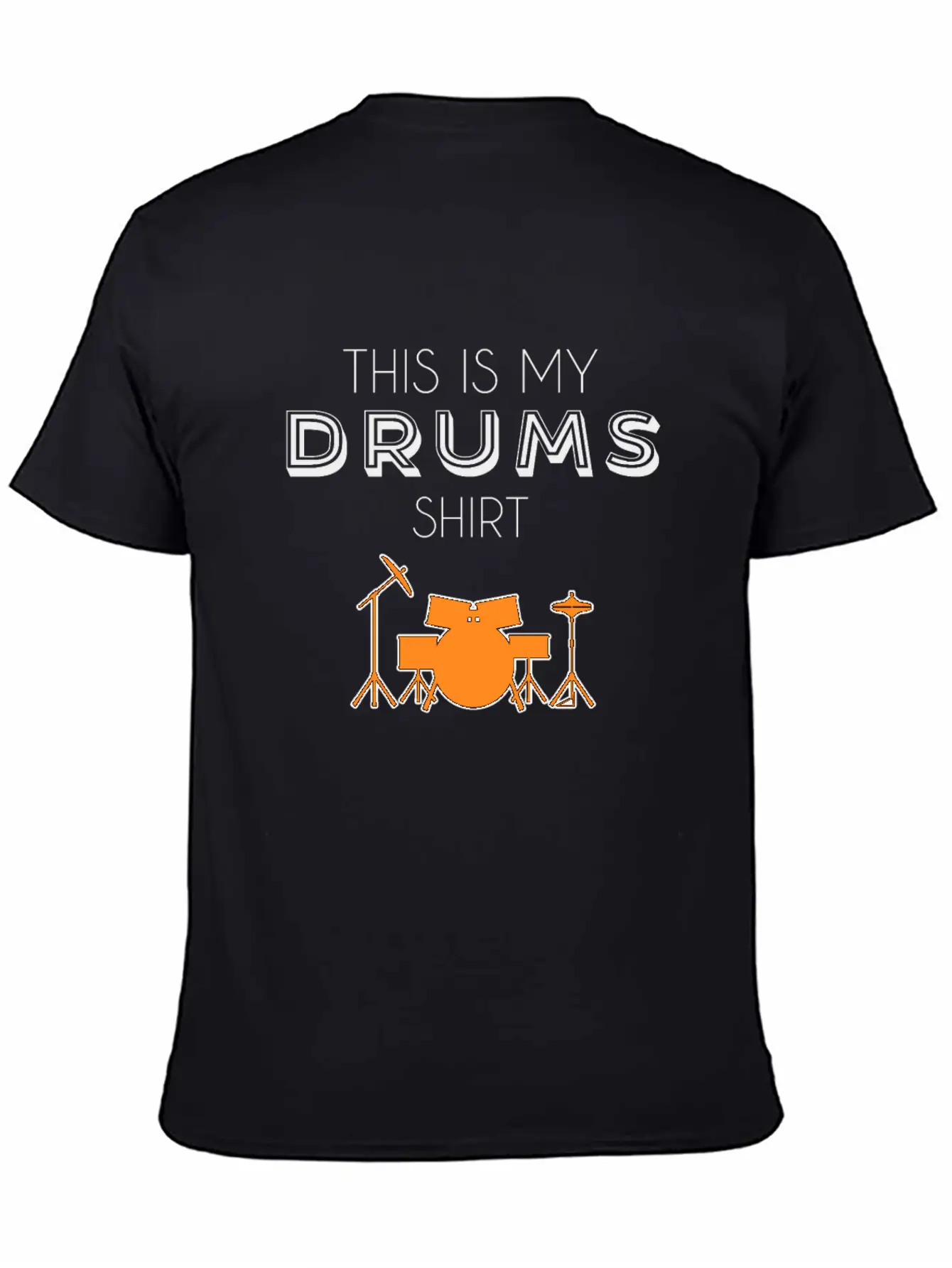 Drums Shirt Breathable Soft Cotton T-Shirt – Timeless Casual Look