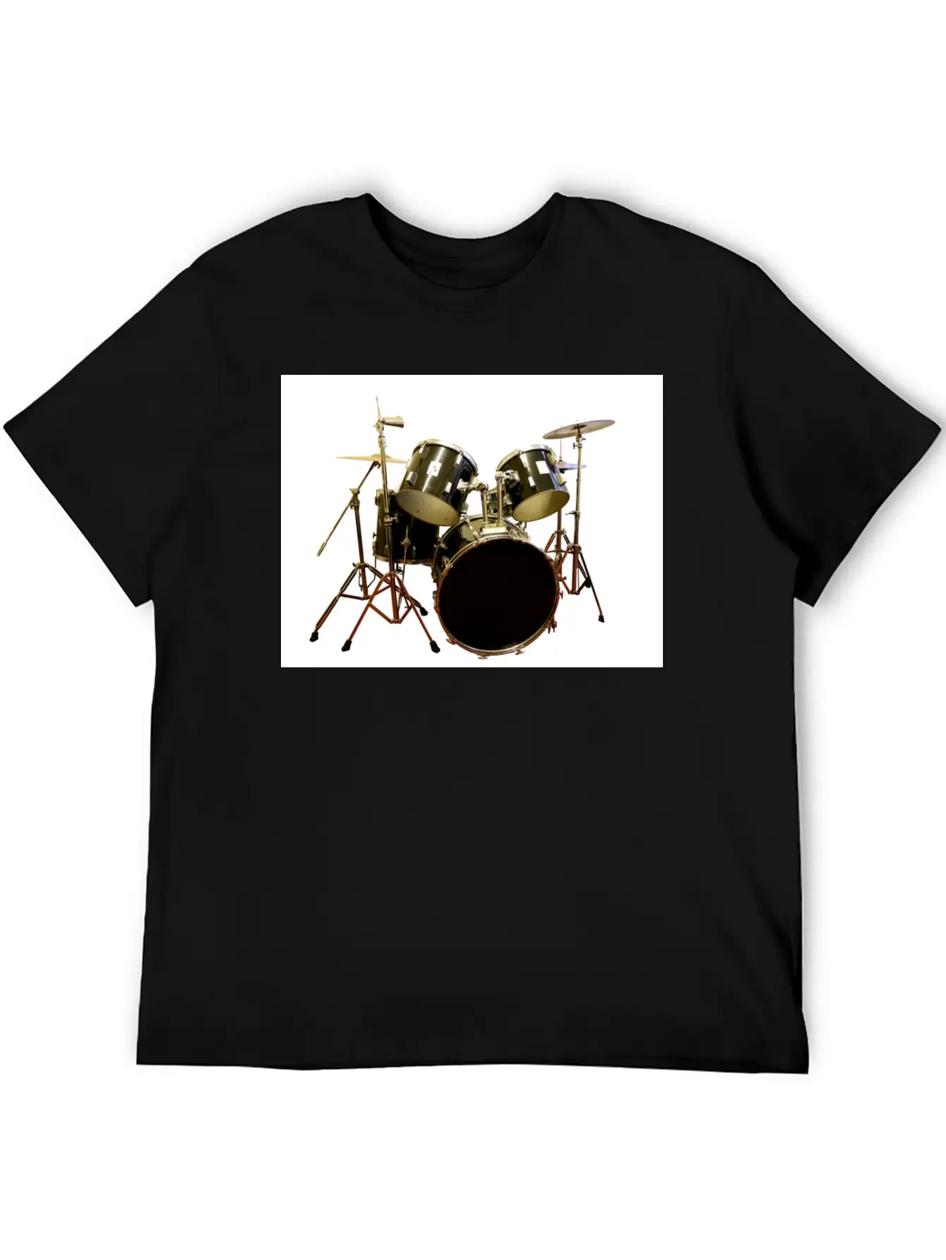 DRUMS Unisex Casual T-Shirt – Clean Design For Daily Comfort