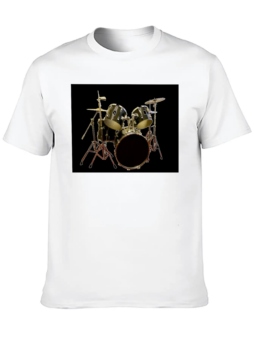 DRUMS Unisex Casual T-Shirt – Clean Design For Daily Comfort
