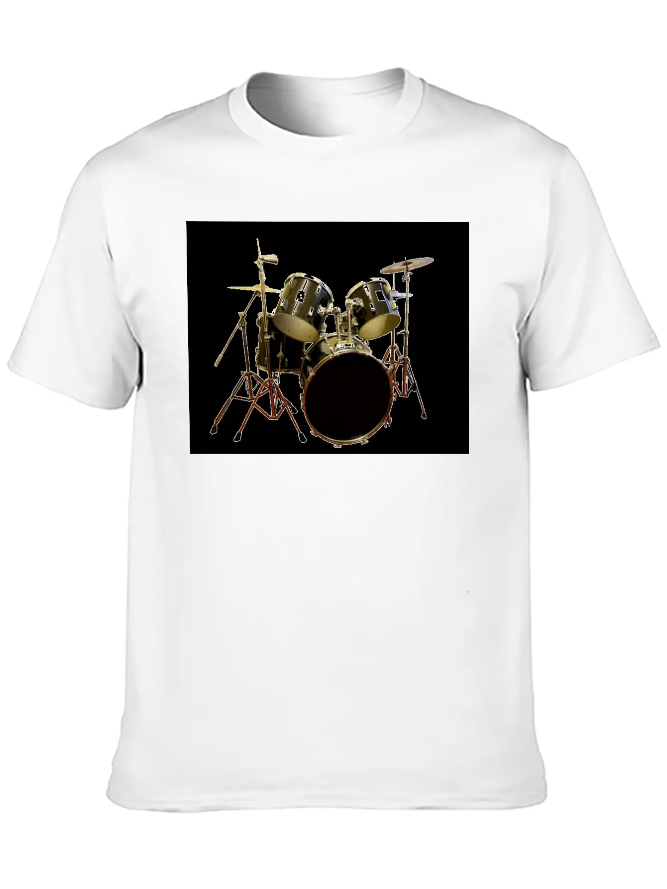 DRUMS Unisex Casual T-Shirt – Clean Design For Daily Comfort