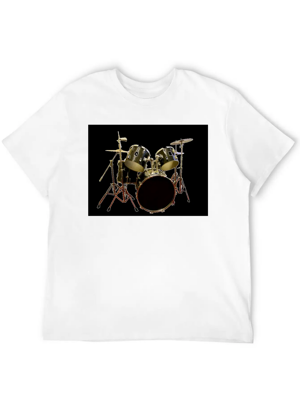 DRUMS Unisex Casual T-Shirt – Clean Design For Daily Comfort