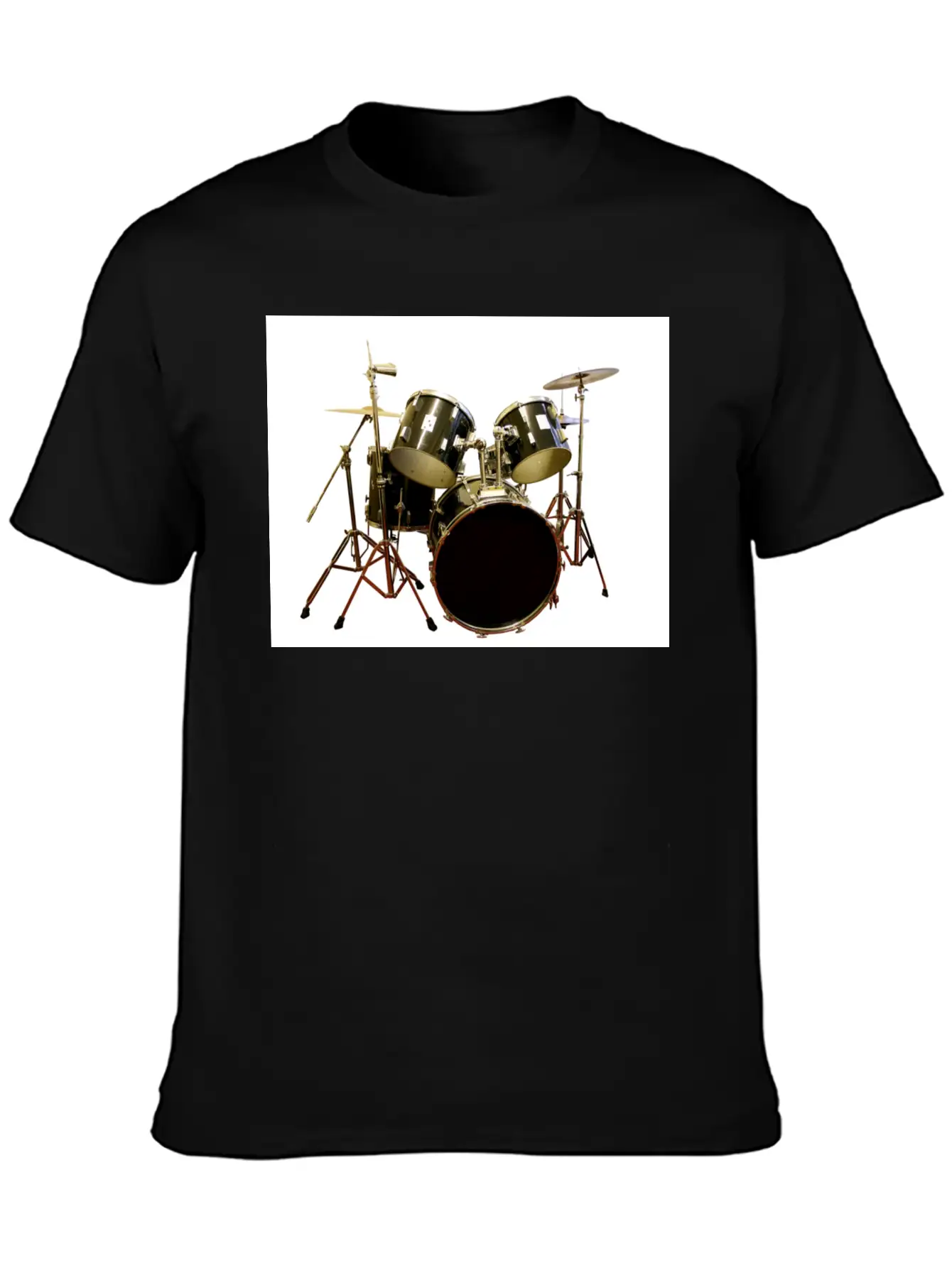DRUMS Unisex Casual T-Shirt – Clean Design For Daily Comfort