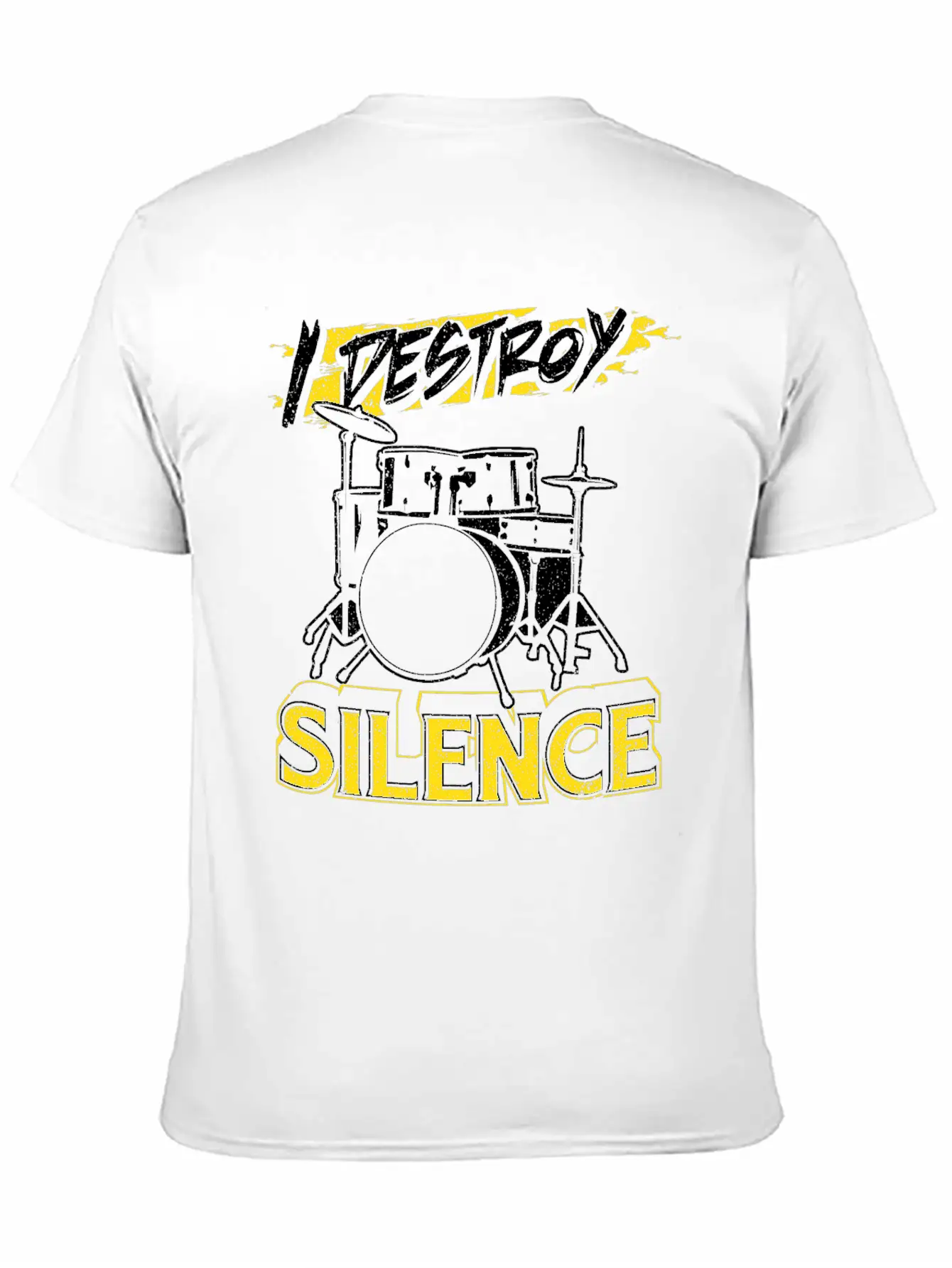 Drumsticks Drum Sets Drummer Silence Drumming Unisex Casual T-Shirt – Clean Design For Daily Comfort