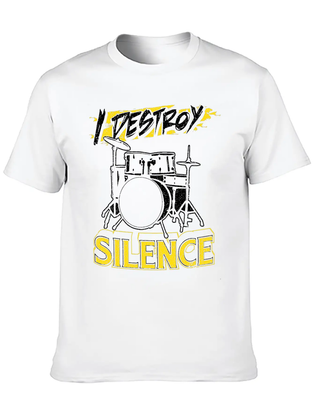Drumsticks Drum Sets Drummer Silence Drumming Unisex Casual T-Shirt – Clean Design For Daily Comfort