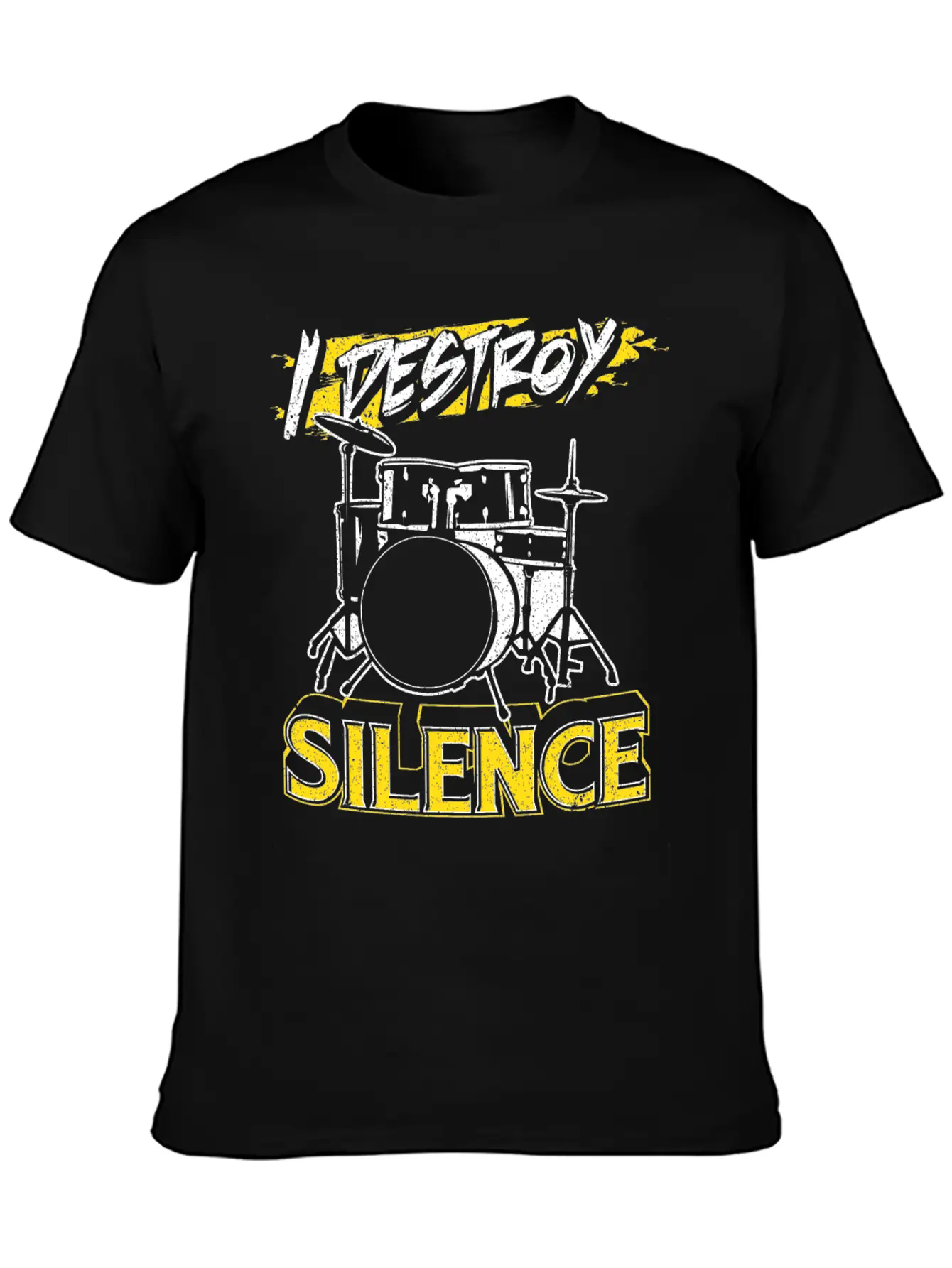 Drumsticks Drum Sets Drummer Silence Drumming Unisex Casual T-Shirt – Clean Design For Daily Comfort