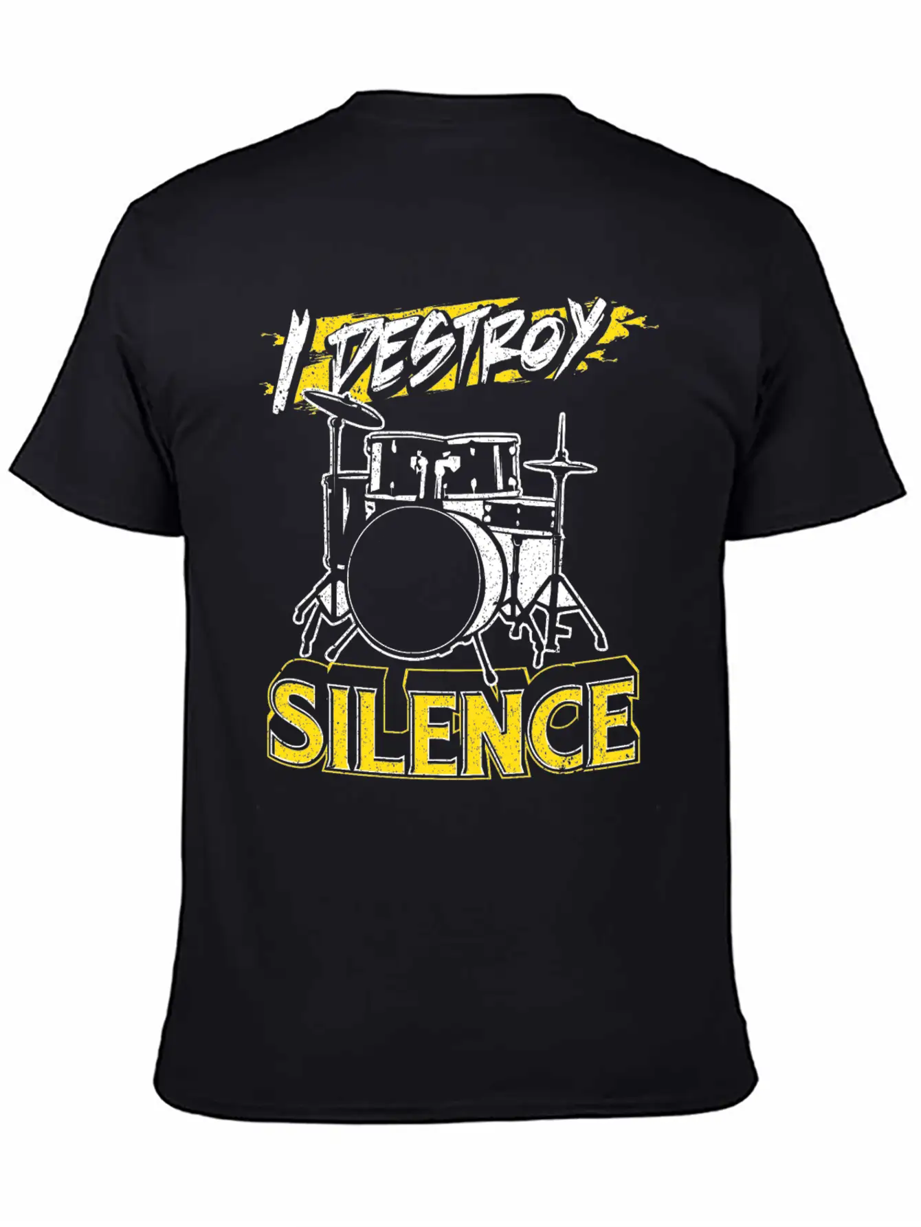 Drumsticks Drum Sets Drummer Silence Drumming Unisex Casual T-Shirt – Clean Design For Daily Comfort