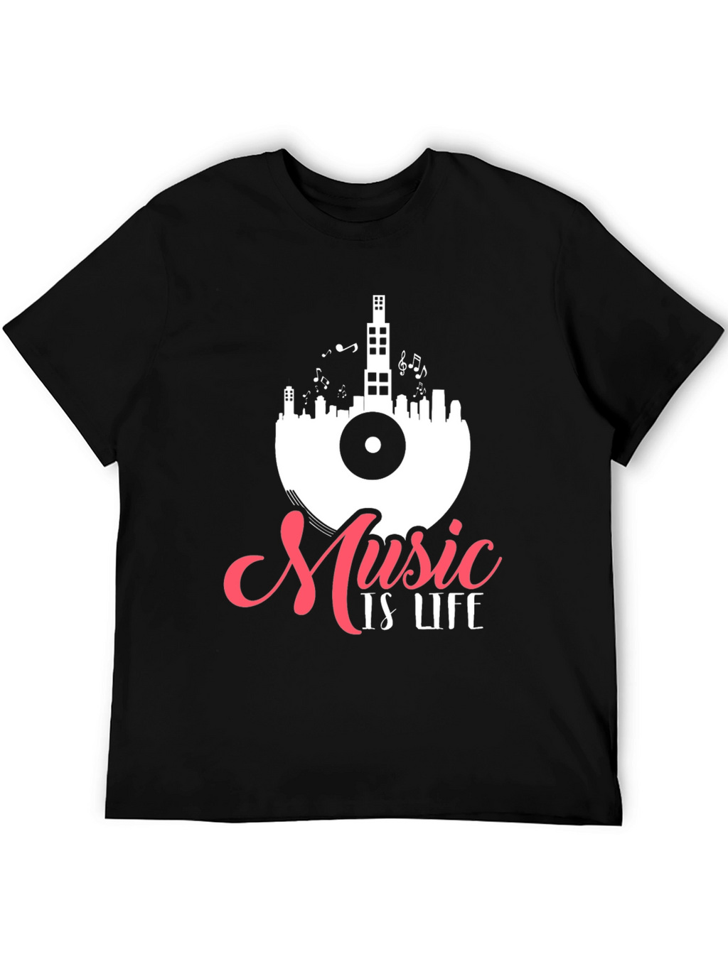 Music is Life Graphic Tee